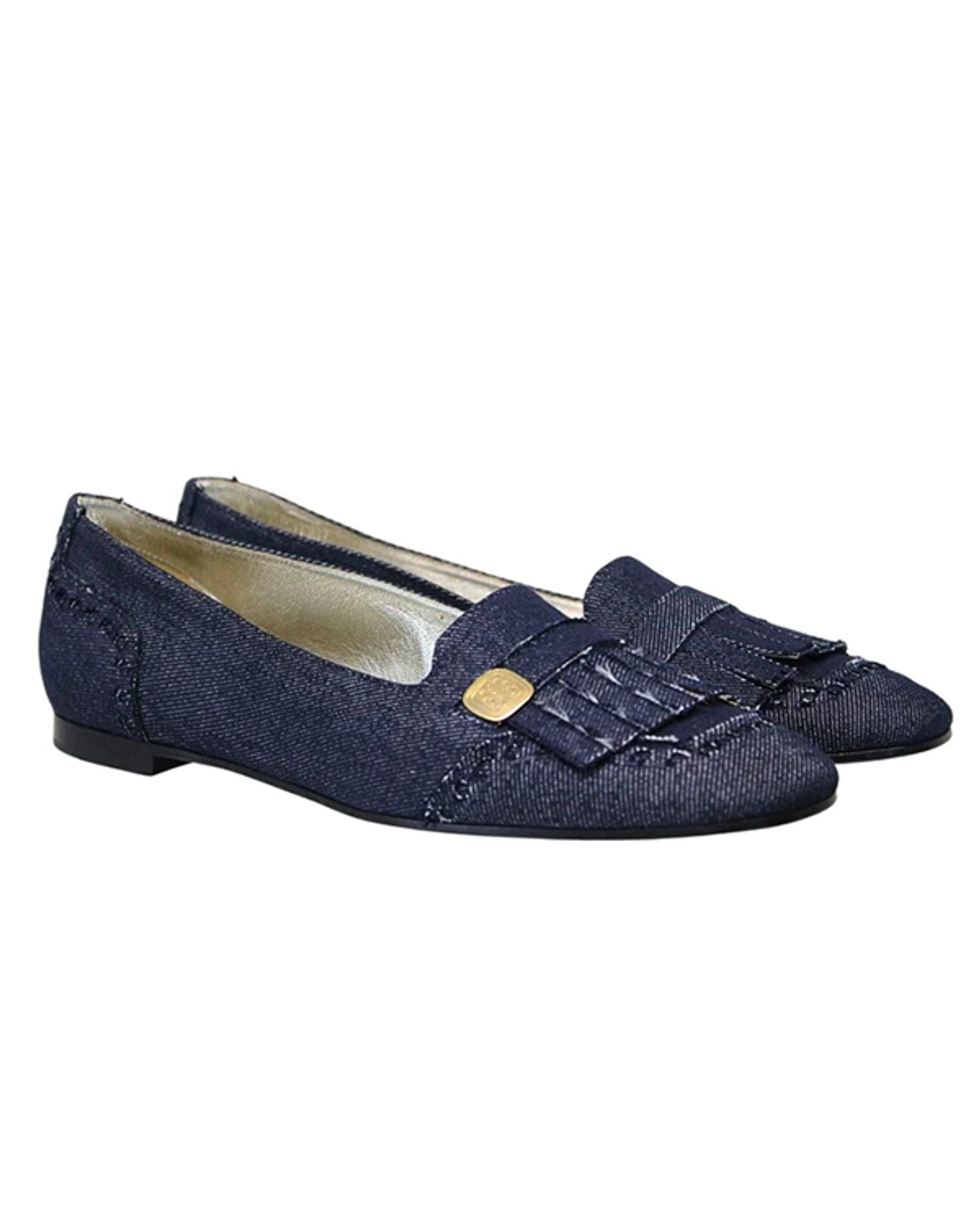 Ballerines de ville en denim