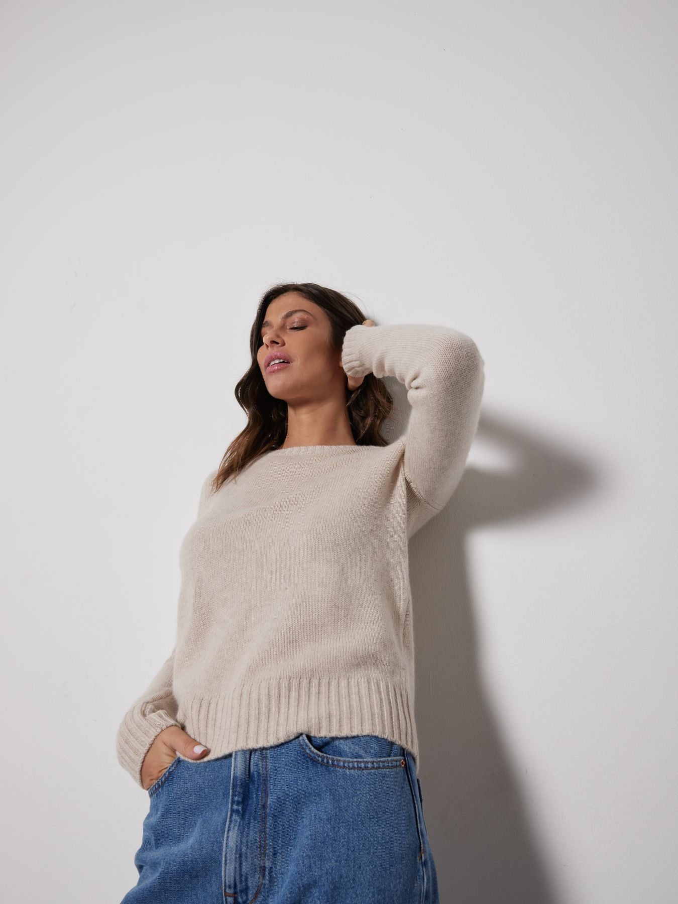 no web order Maglia girocollo maniche a martello x Notshy