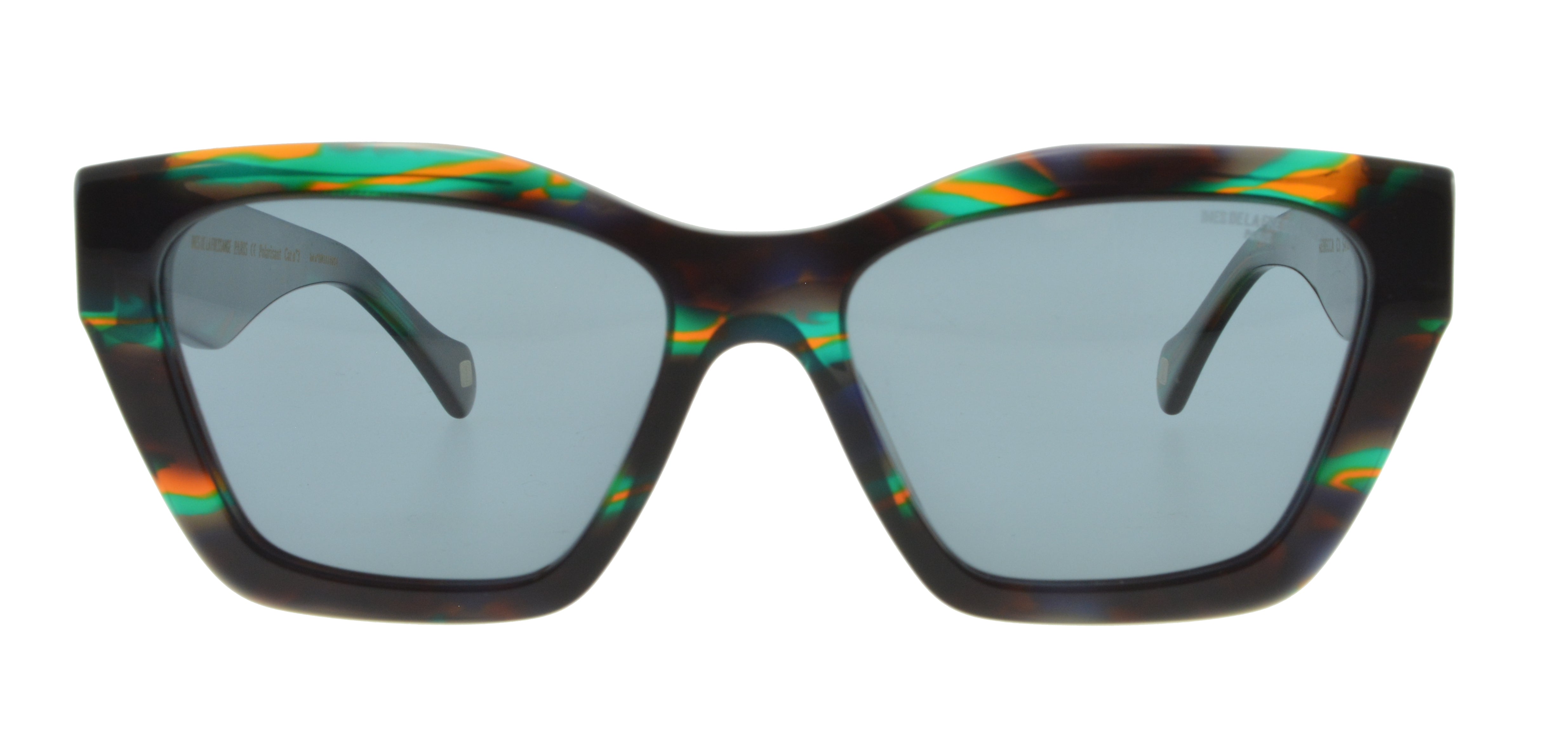 Rebecca green textured sunglasses