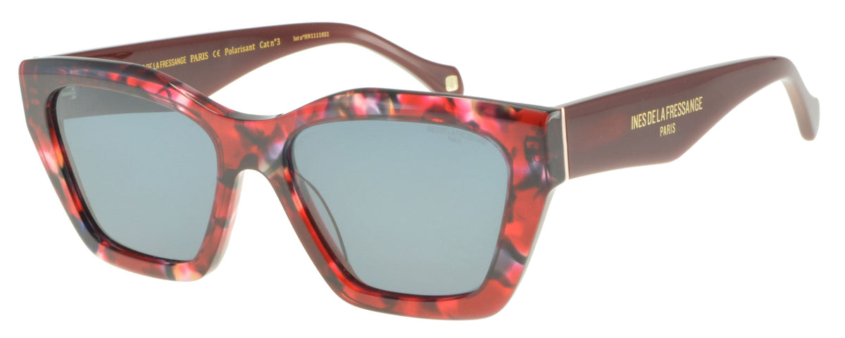 Lunettes de soleil Rebecca rouge texture