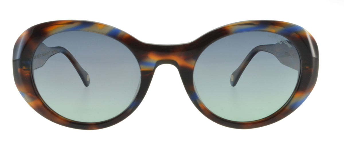 Lunettes de soleil Stella bleues texture