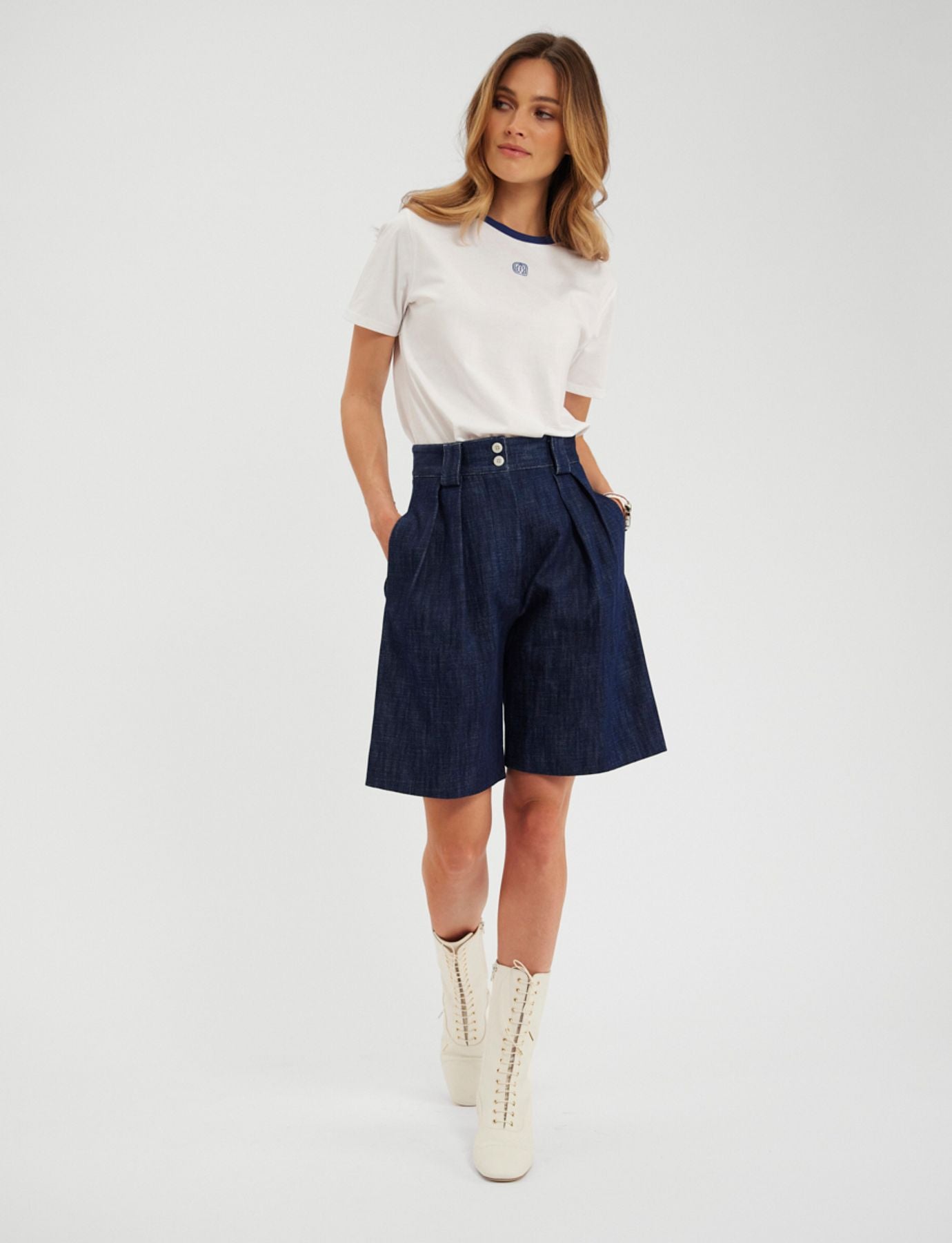 Odette cotton shorts