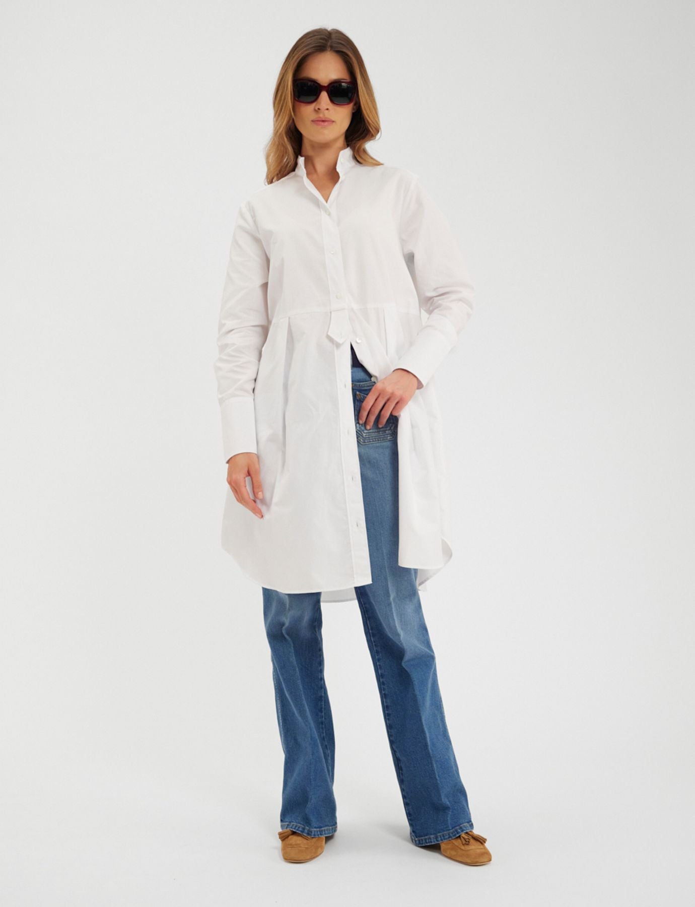 Robe-chemise Martina blanche