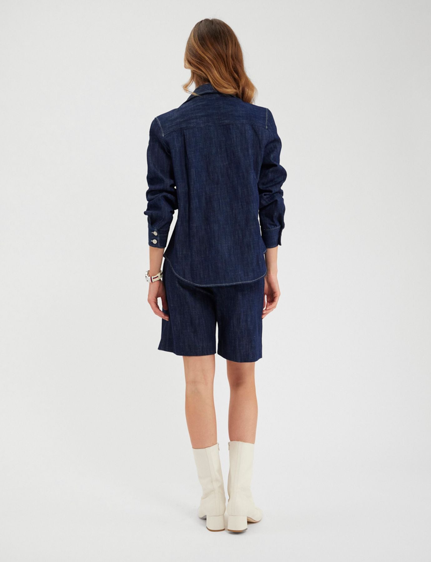 Chemise Evana bleu denim
