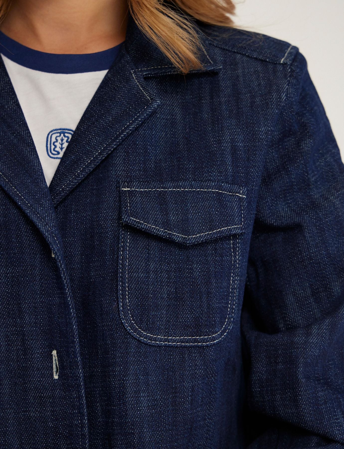 Chemise Evana bleu denim
