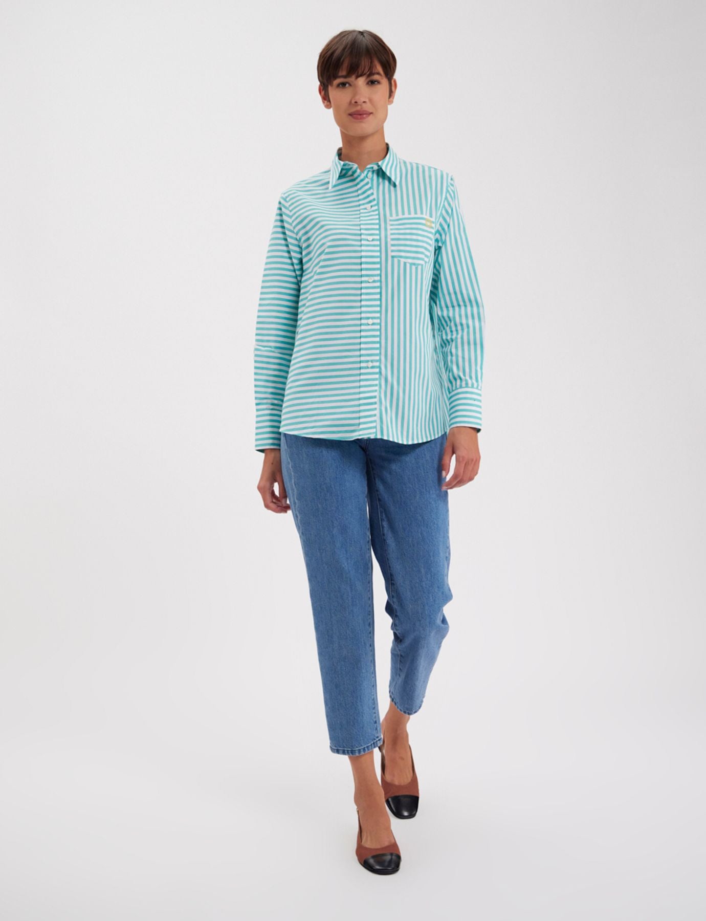 Chemise Maureen turquoise