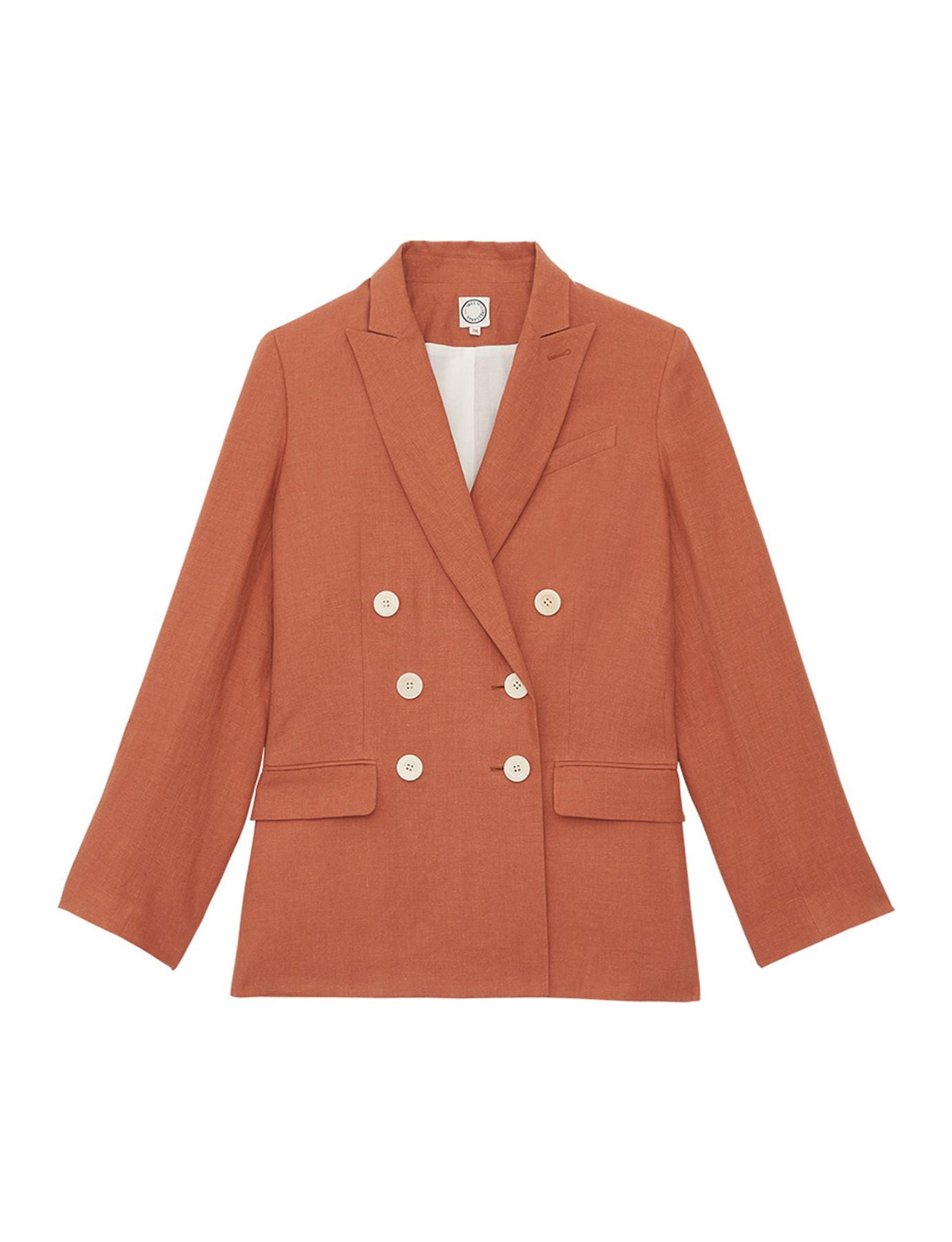 Veste Ezio lin caramel