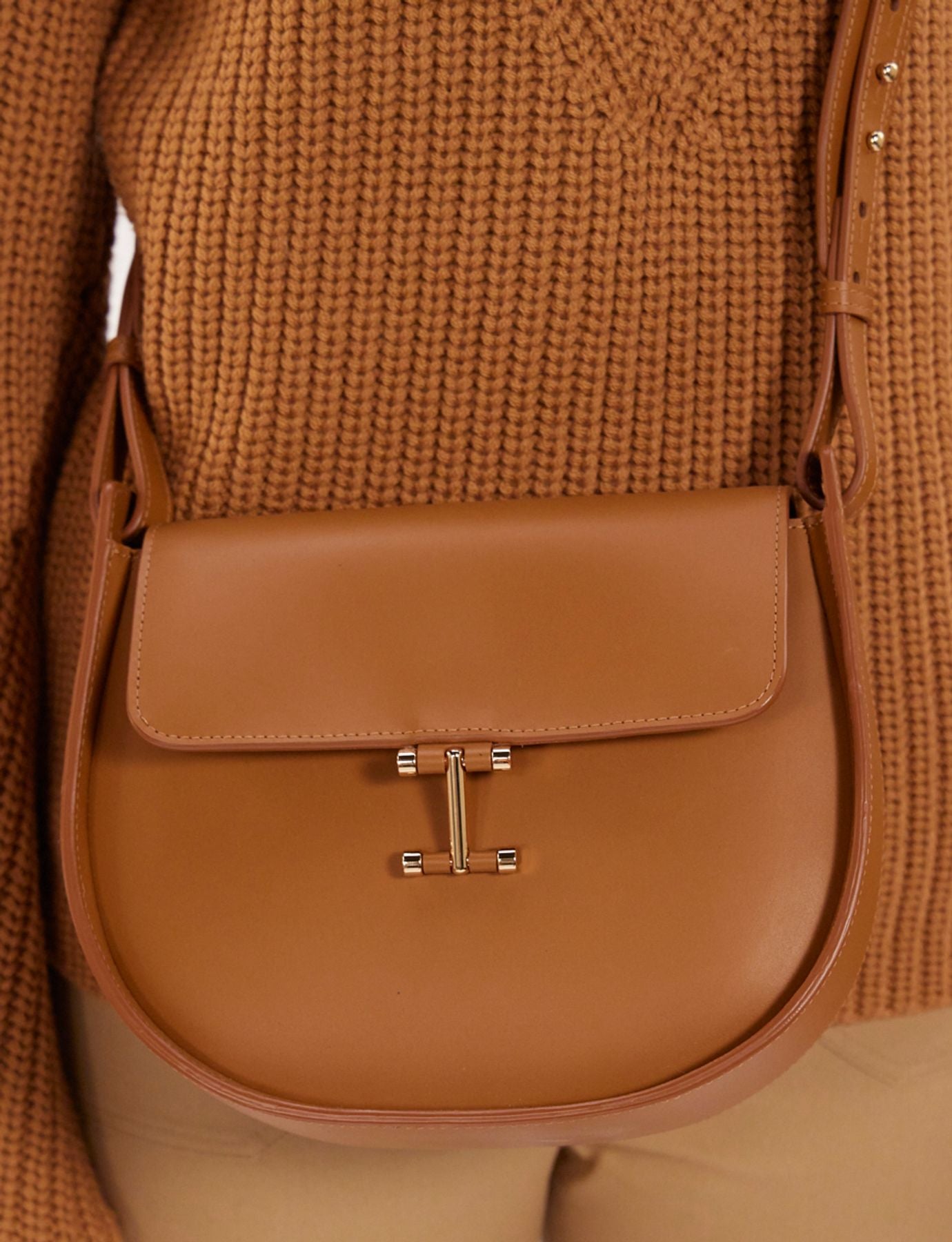 Sac Senda cuir camel