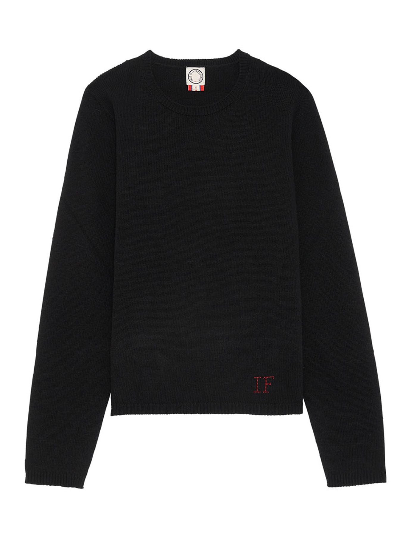 Pull Angelina laine et cachemire noir
