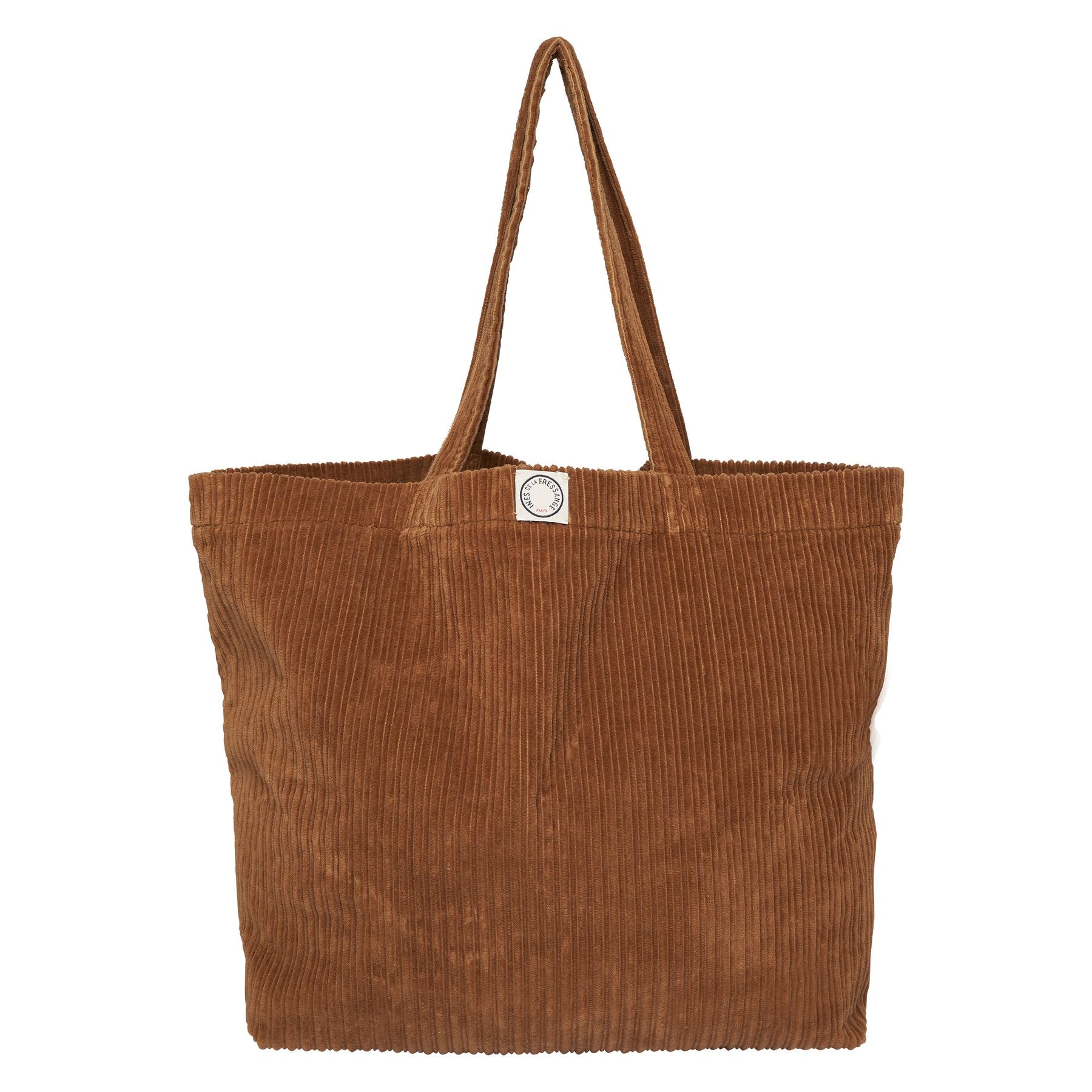 Bolso Sally marrón-beige, línea Upcycling