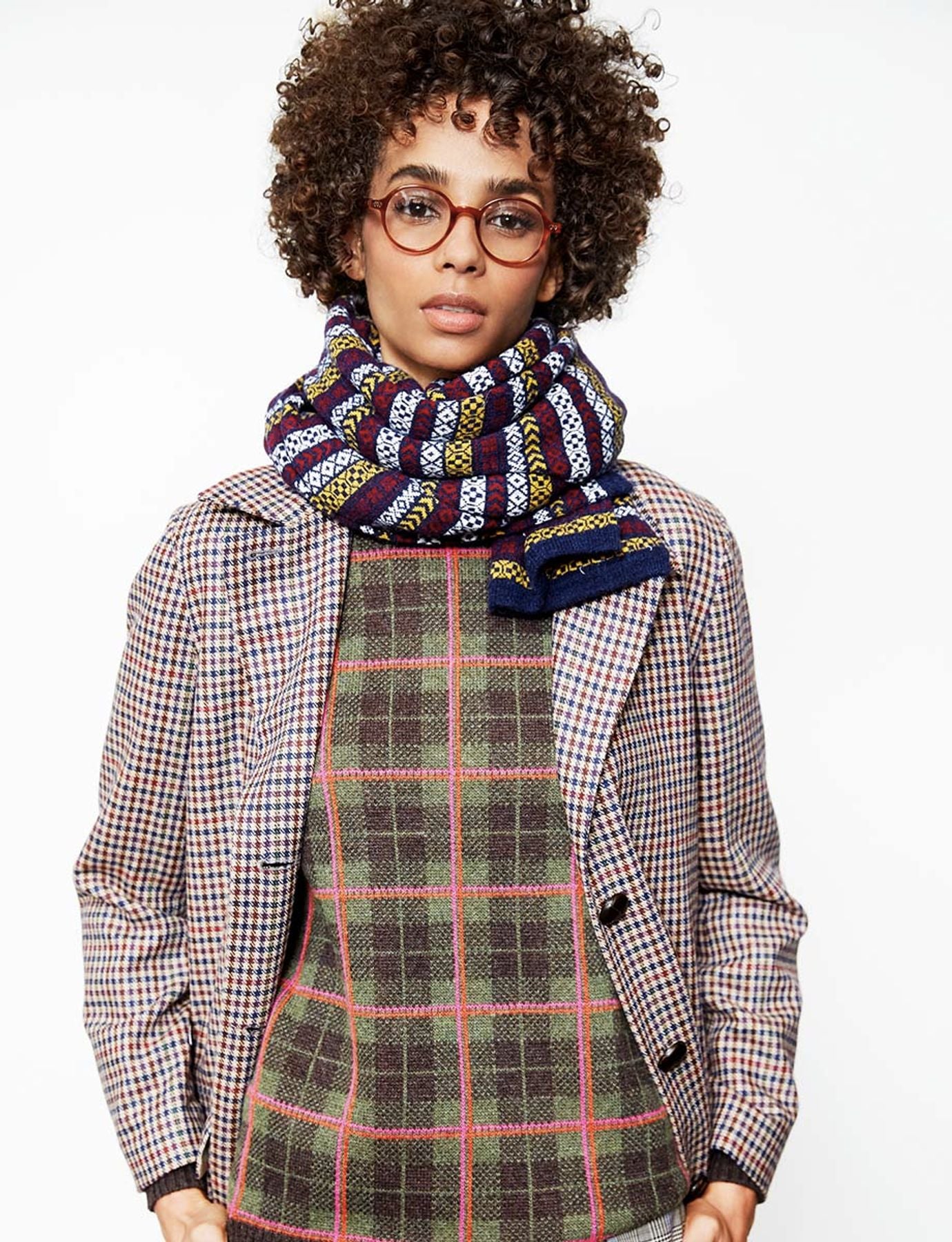 Cornelius burgundy wool coat