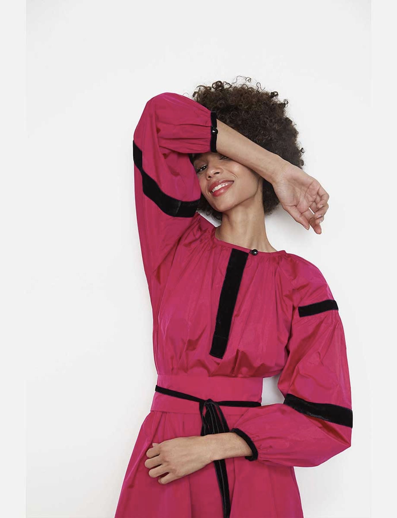 Kleid Flora fuschia