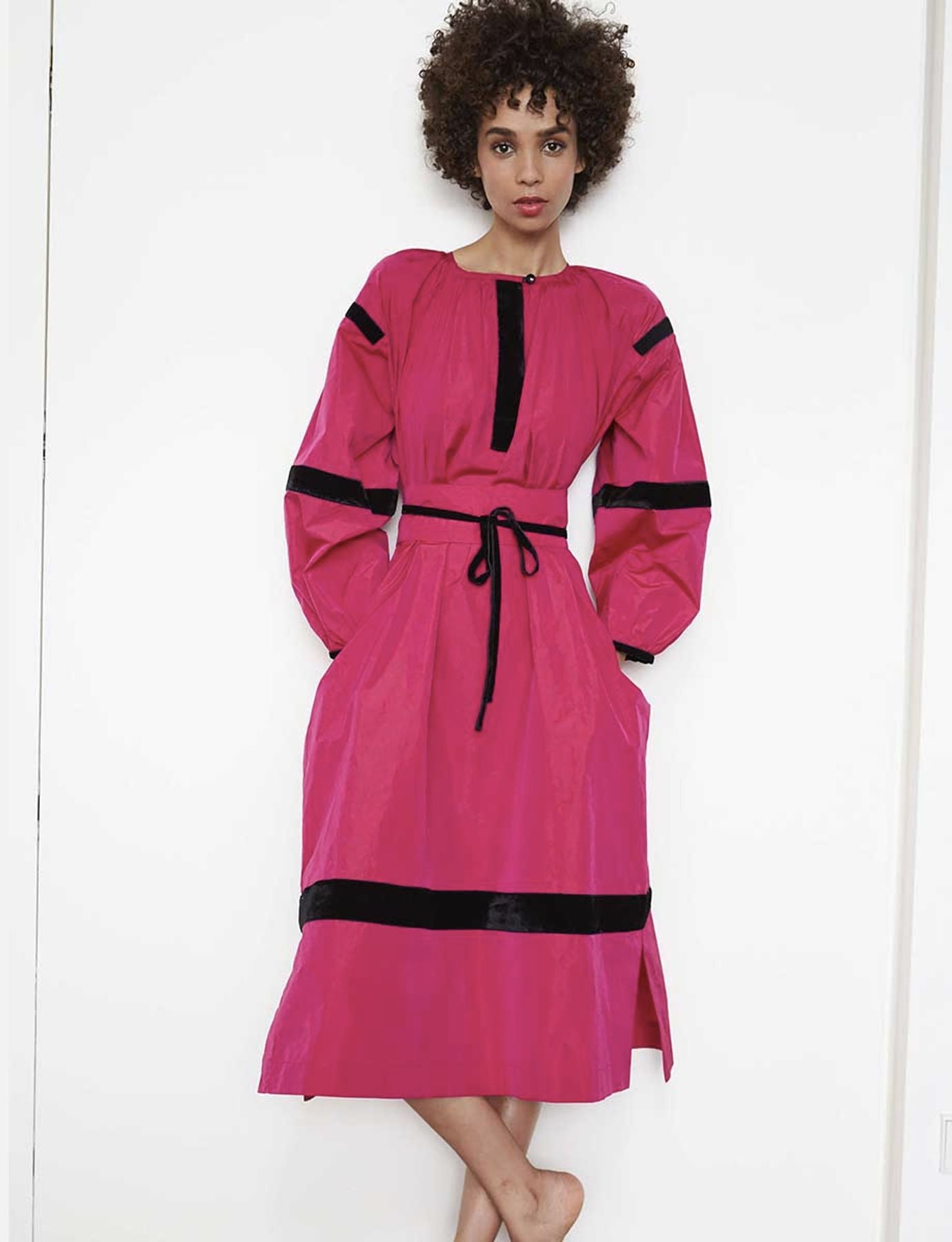 Kleid Flora fuschia