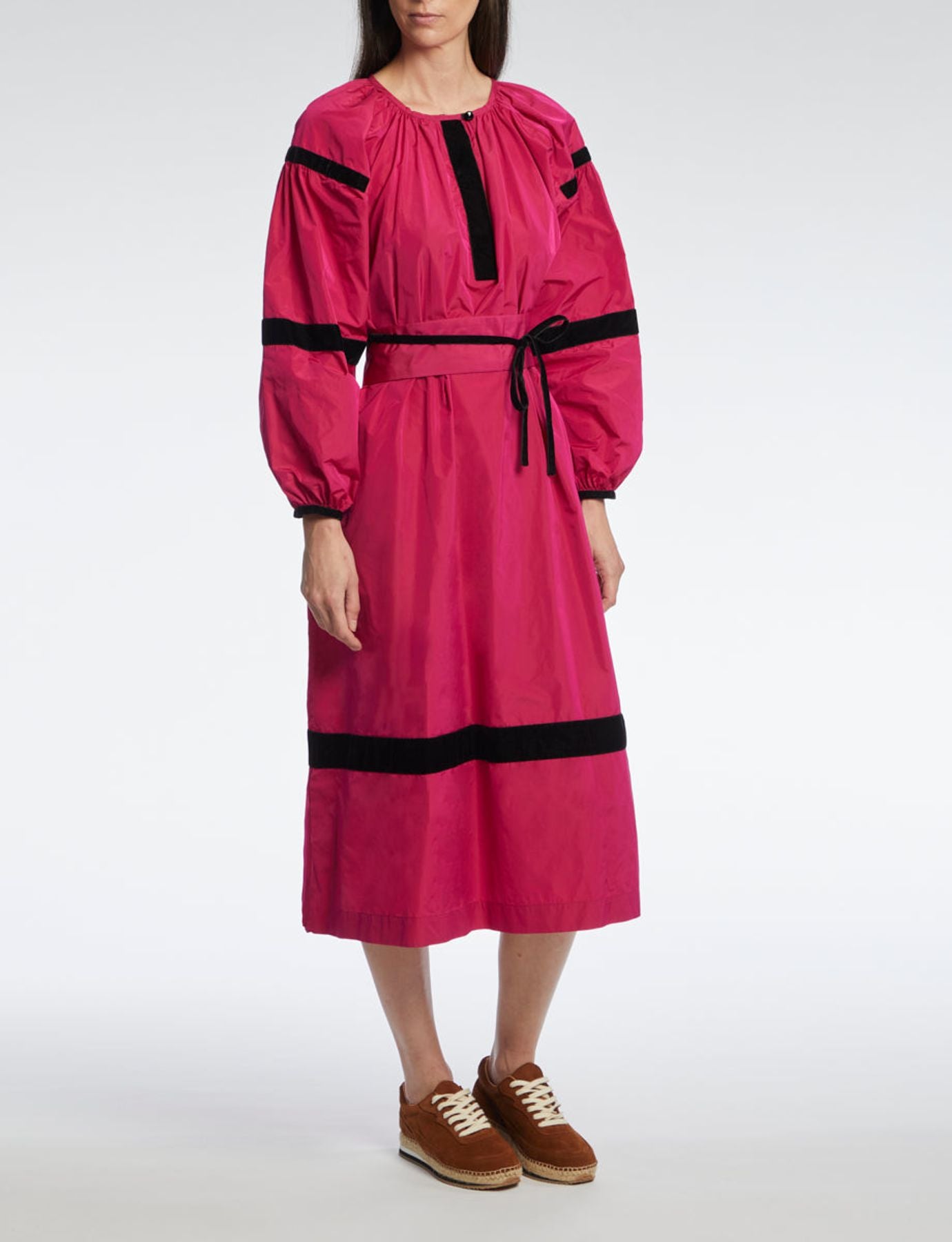 Flora fuschia dress