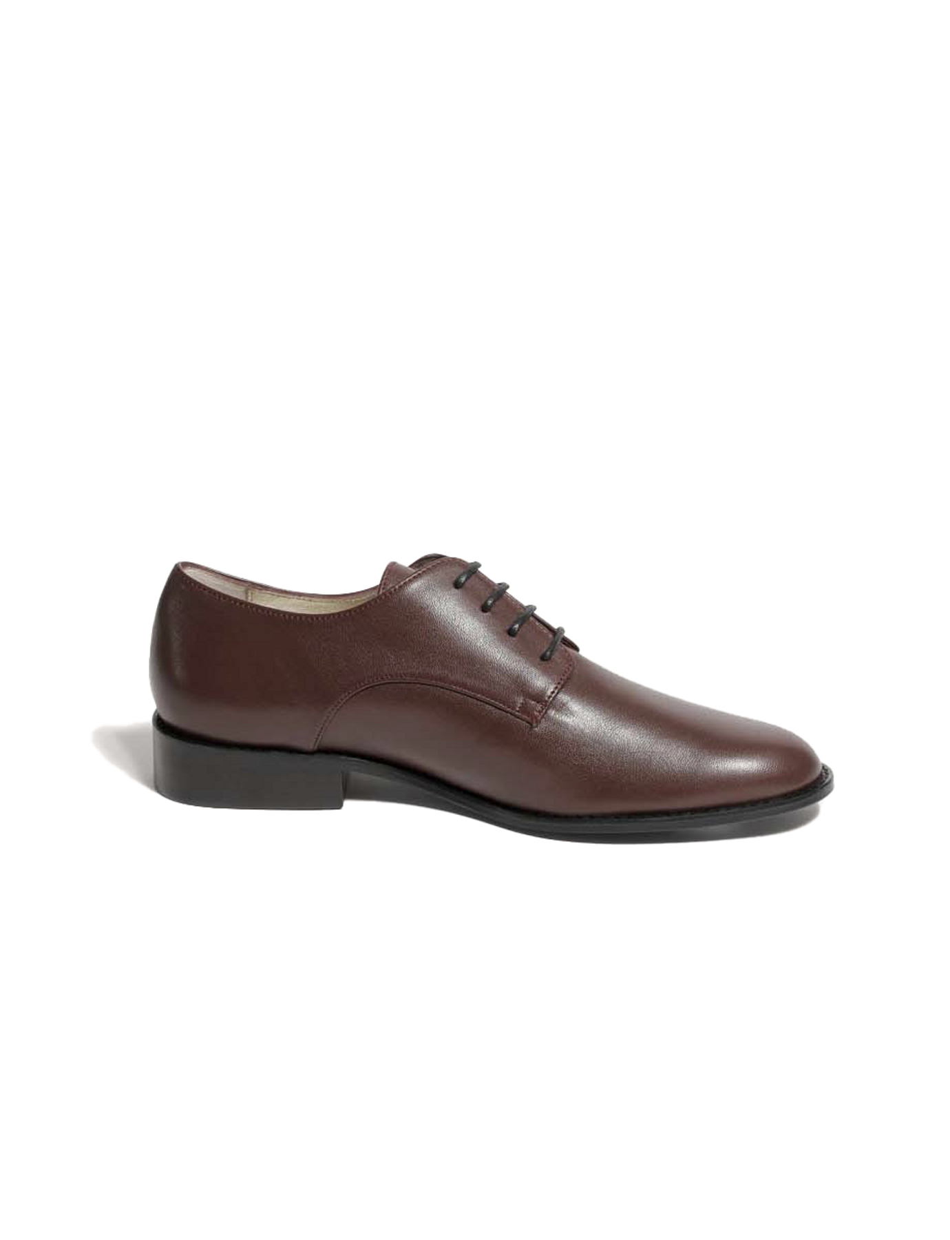 Derby Kelly bordeaux en cuir