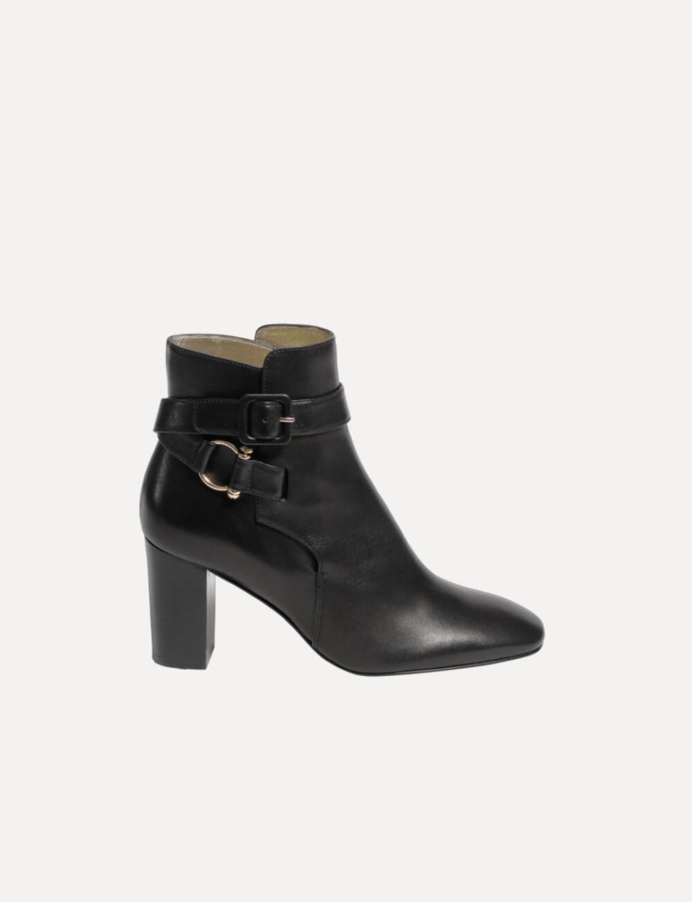 Stivali Betty in pelle nera