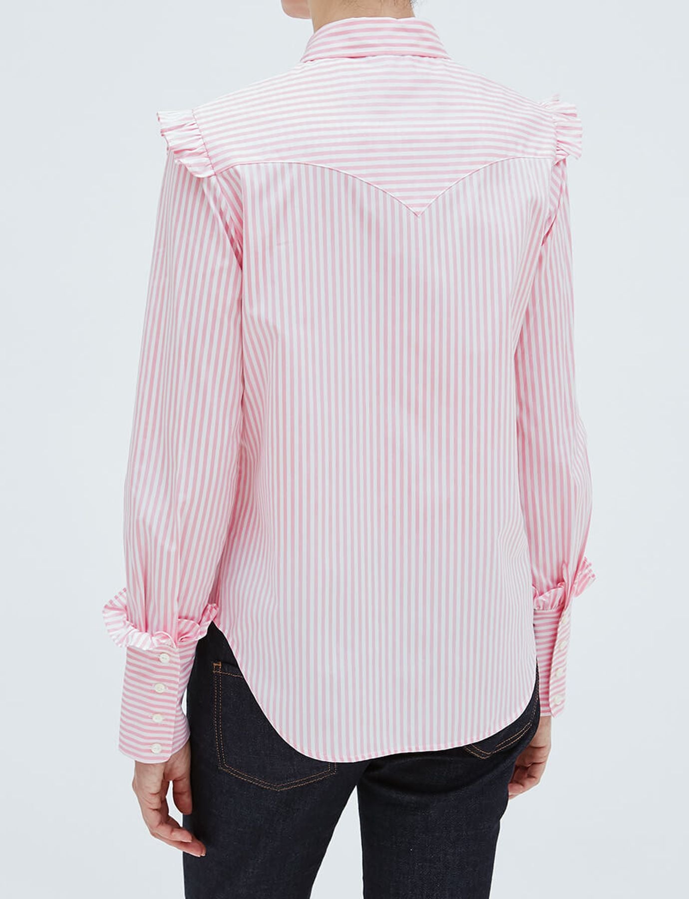 Chemise Lucina en coton rose pâle