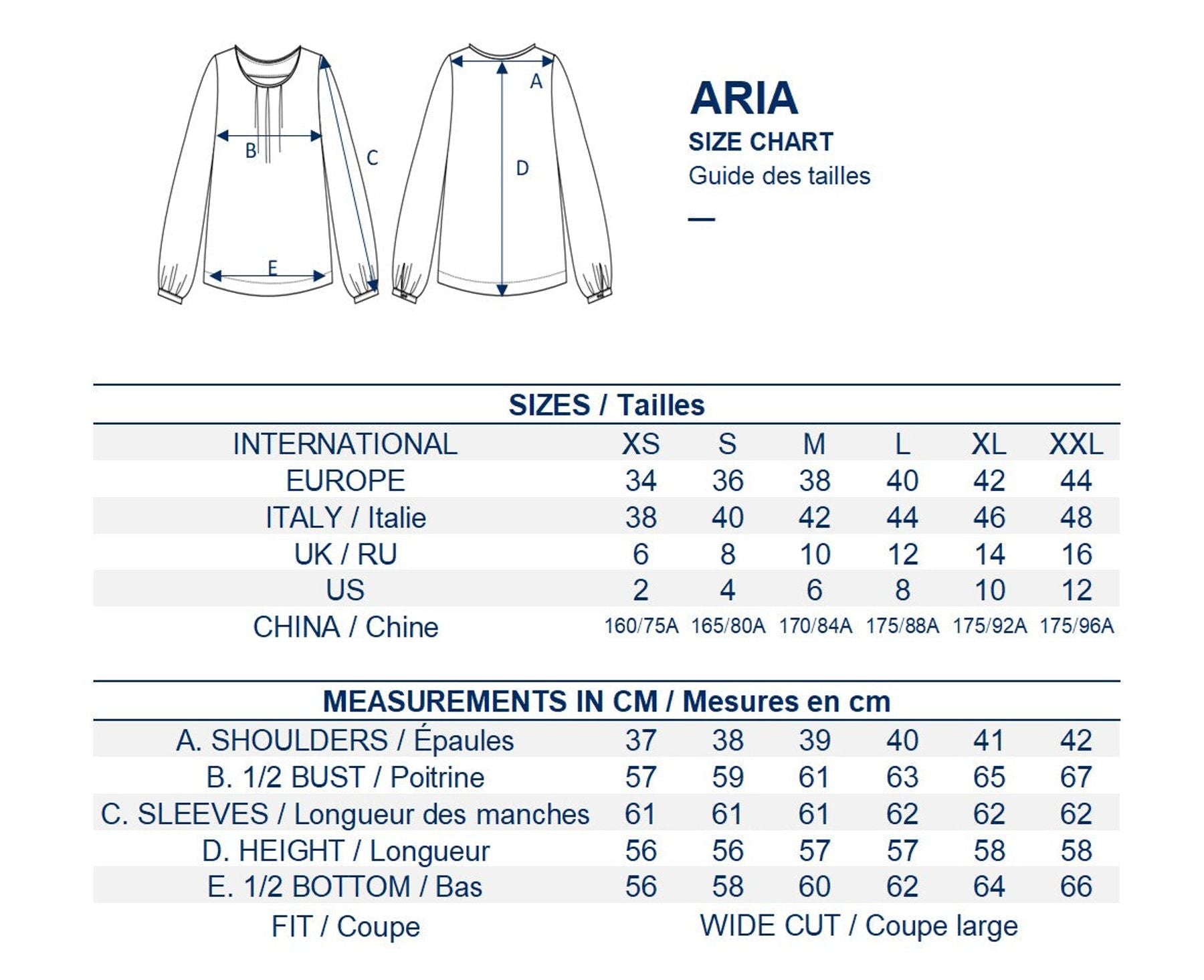 Blouse Aria coton rayée kaki