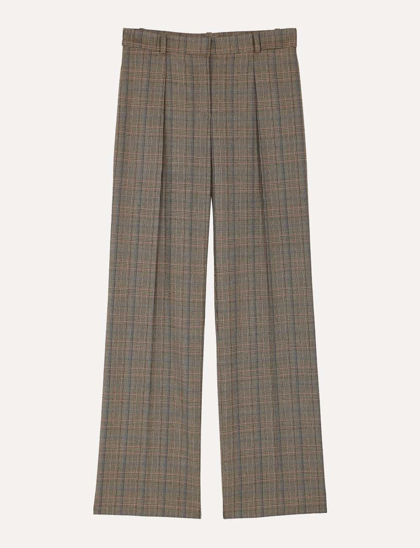 Pantalon Hector Prince de Galles beige