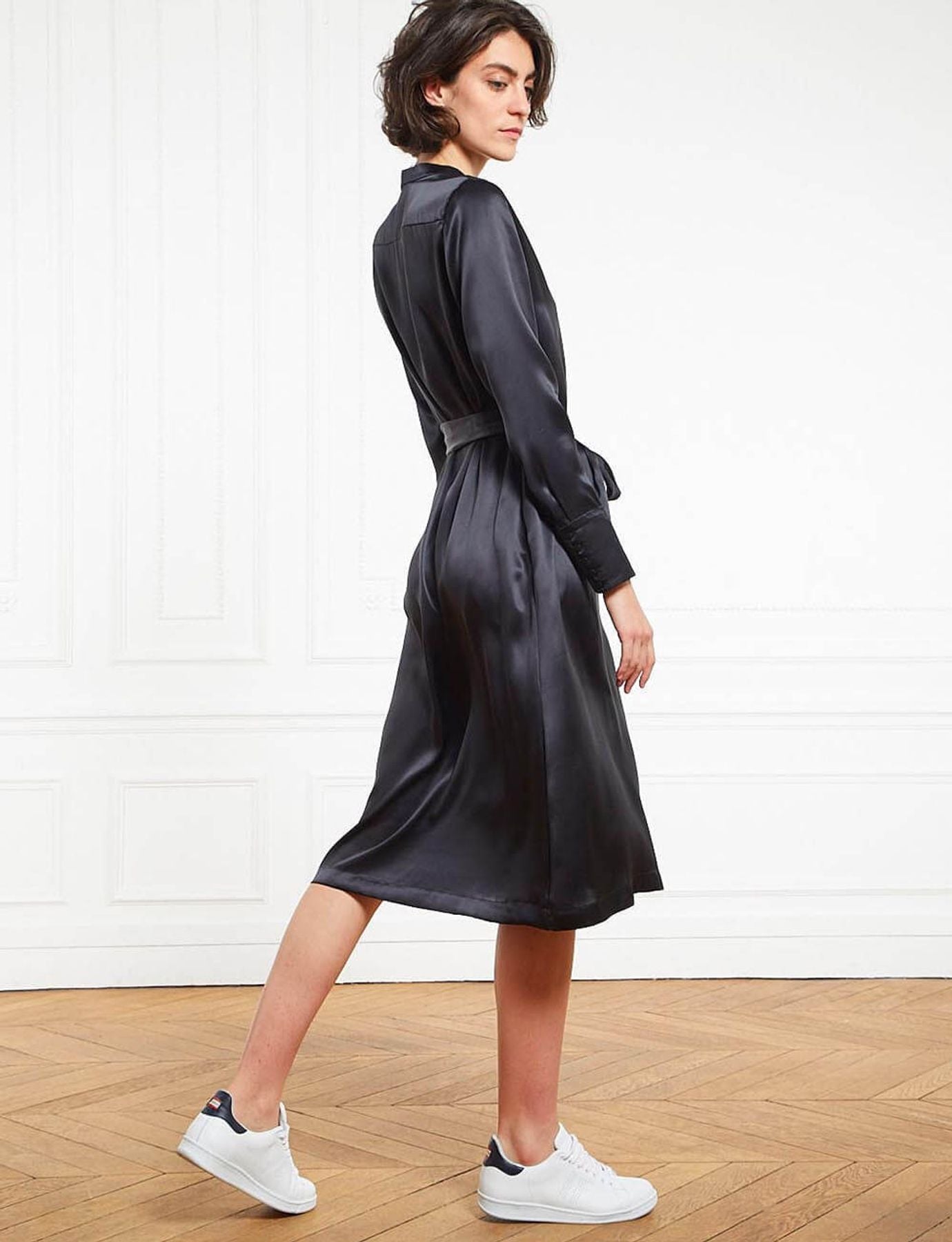Robe Orchidée noire