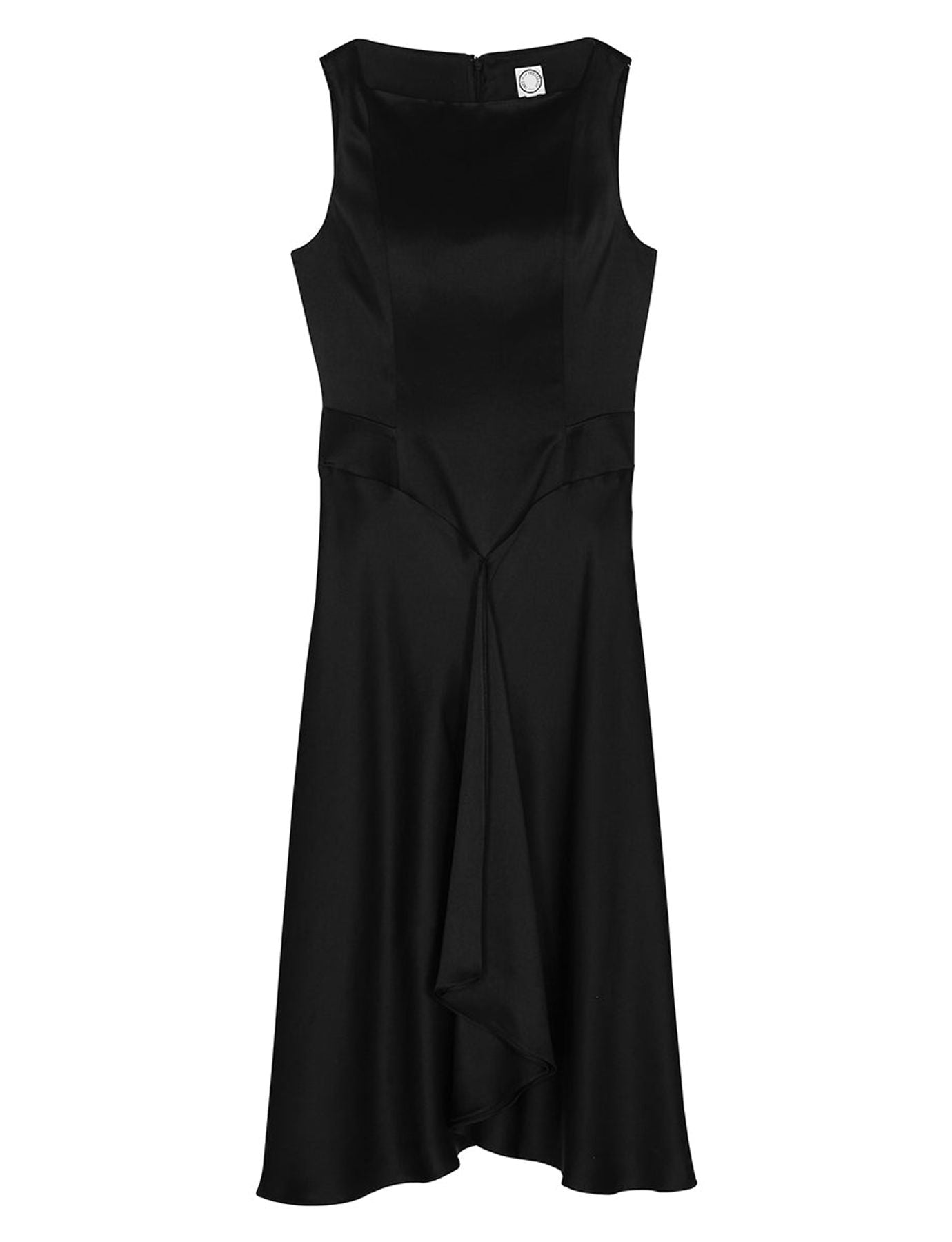 Robe Popinette satinée noire