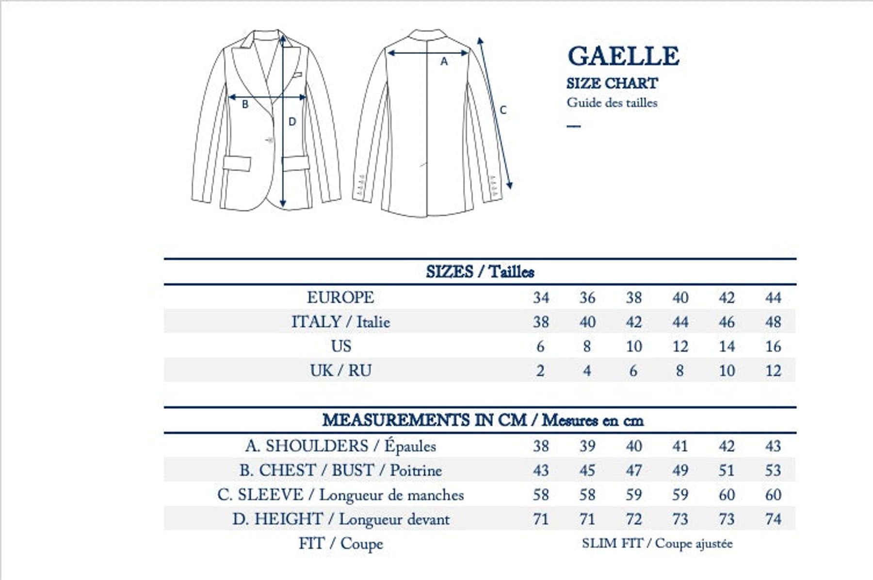 Jacke Gaelle Wolle schwarz