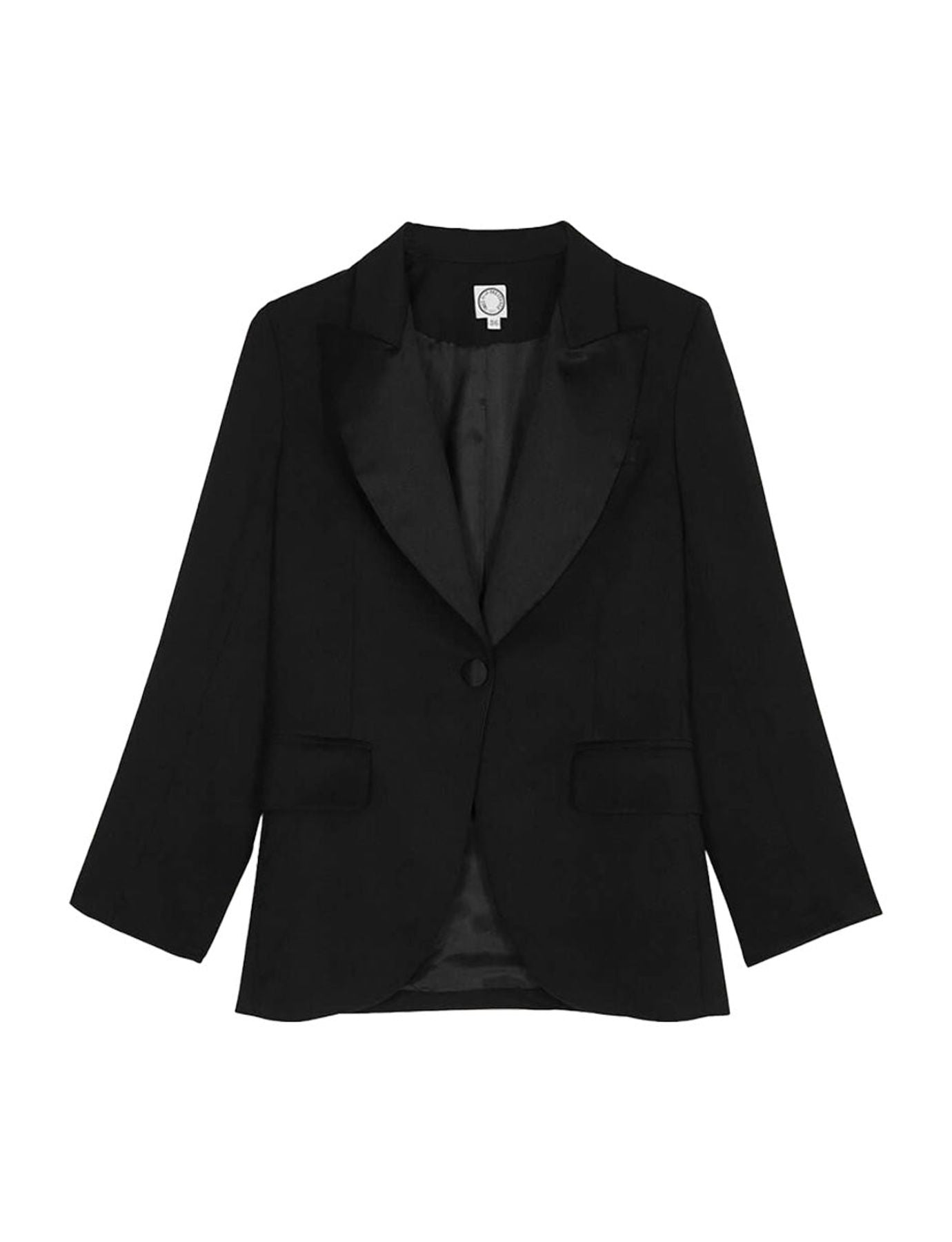 Jacke Gaelle Wolle schwarz
