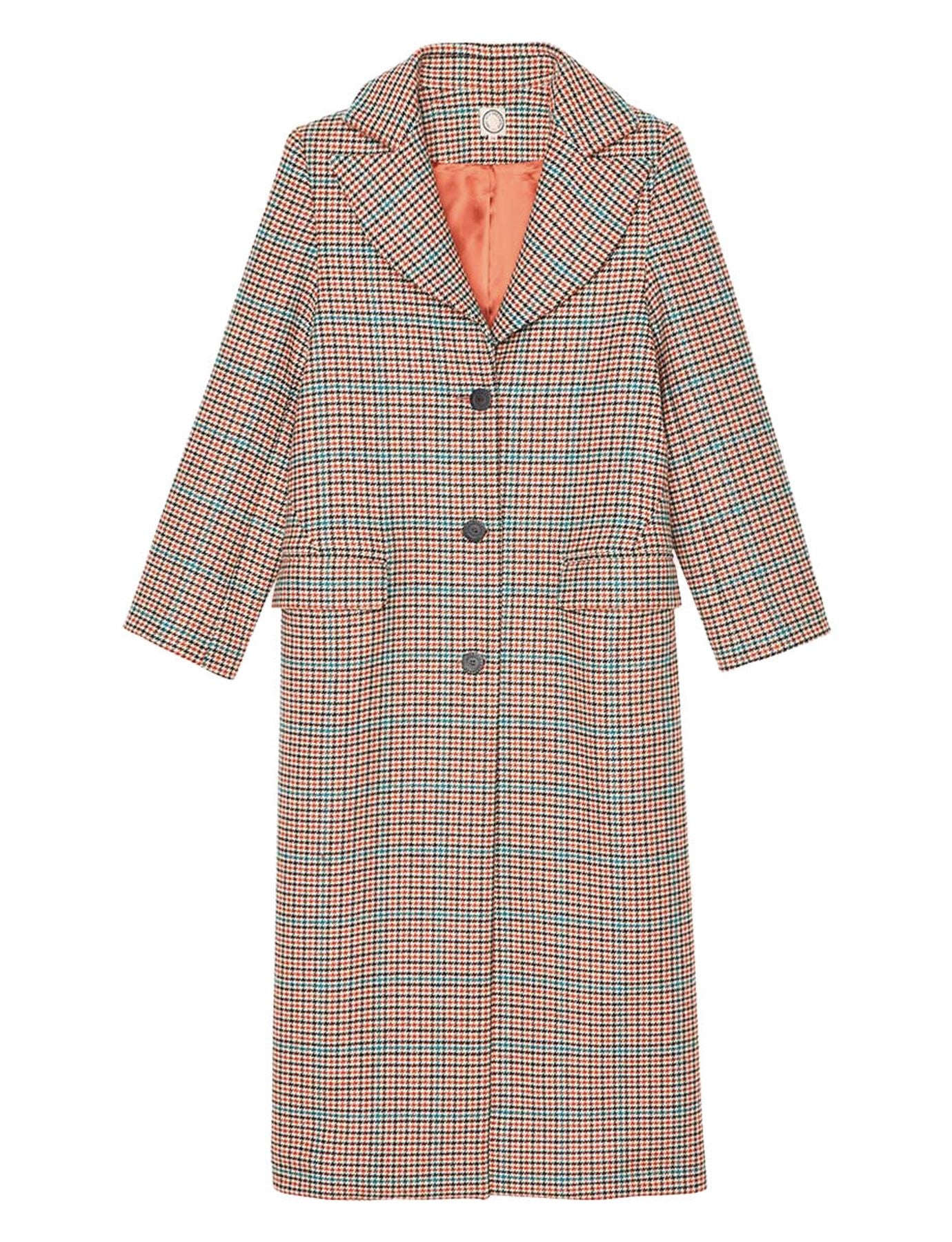 Cappotto Yvan in pied de poule