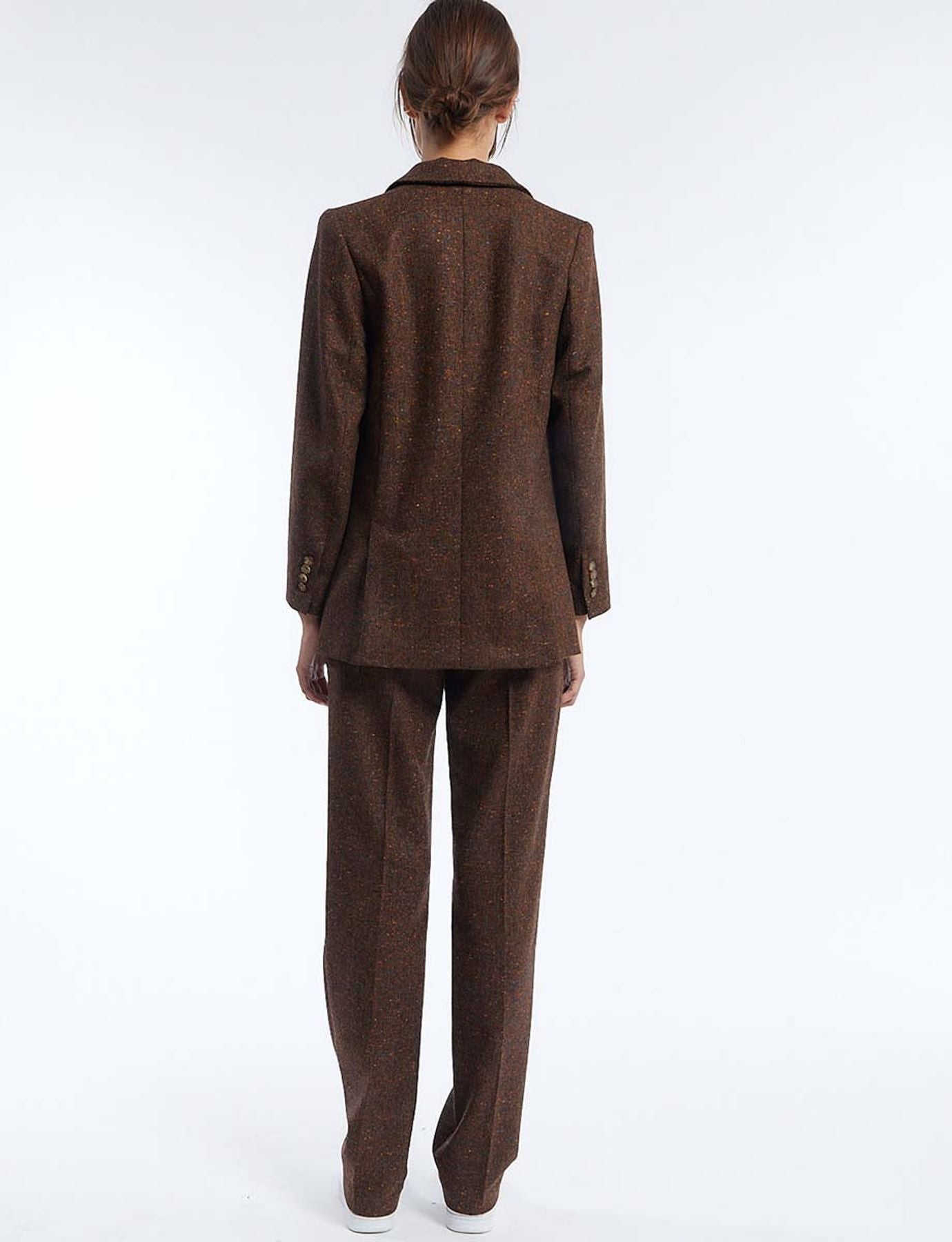 Veste Bruna laine marron