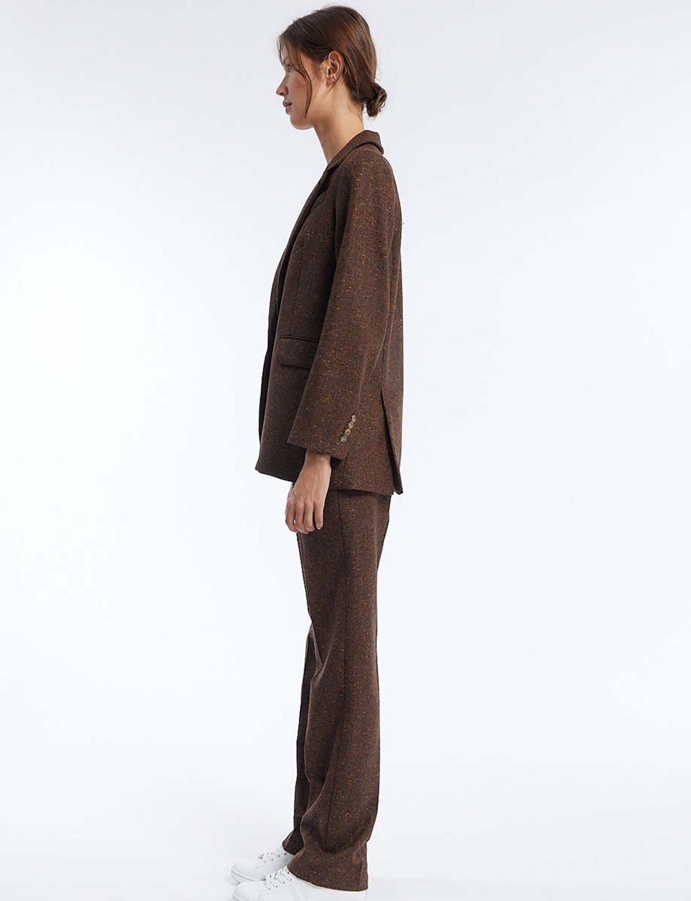 Veste Bruna laine marron