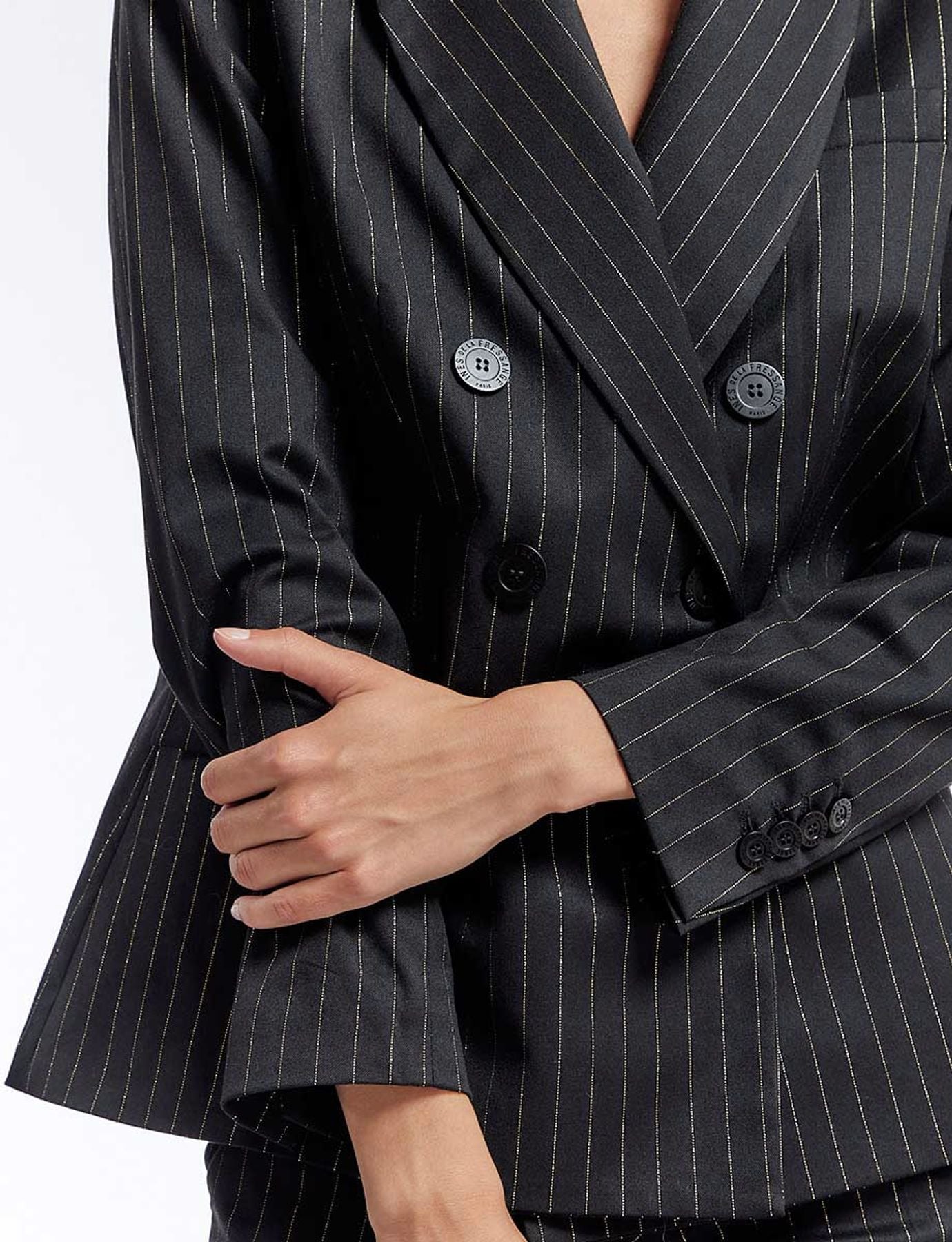 Veste Maurice noire et or