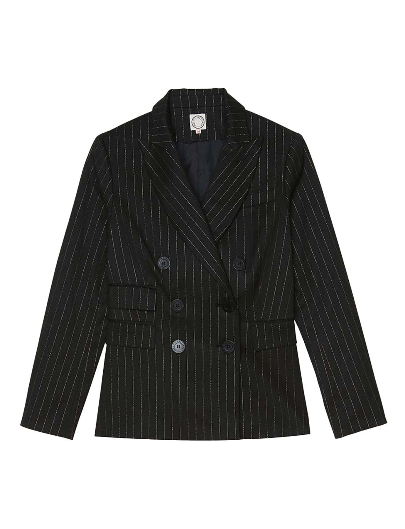 Veste Maurice noire et or
