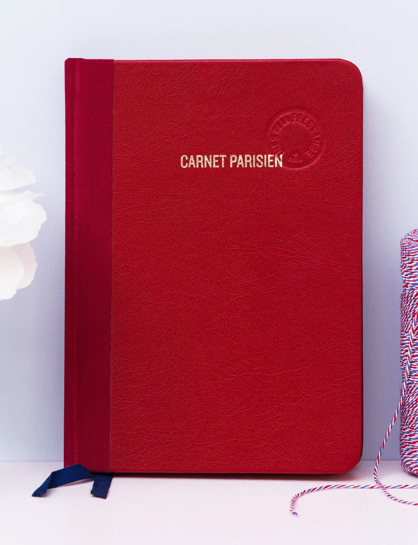 Carnet parisien rouge