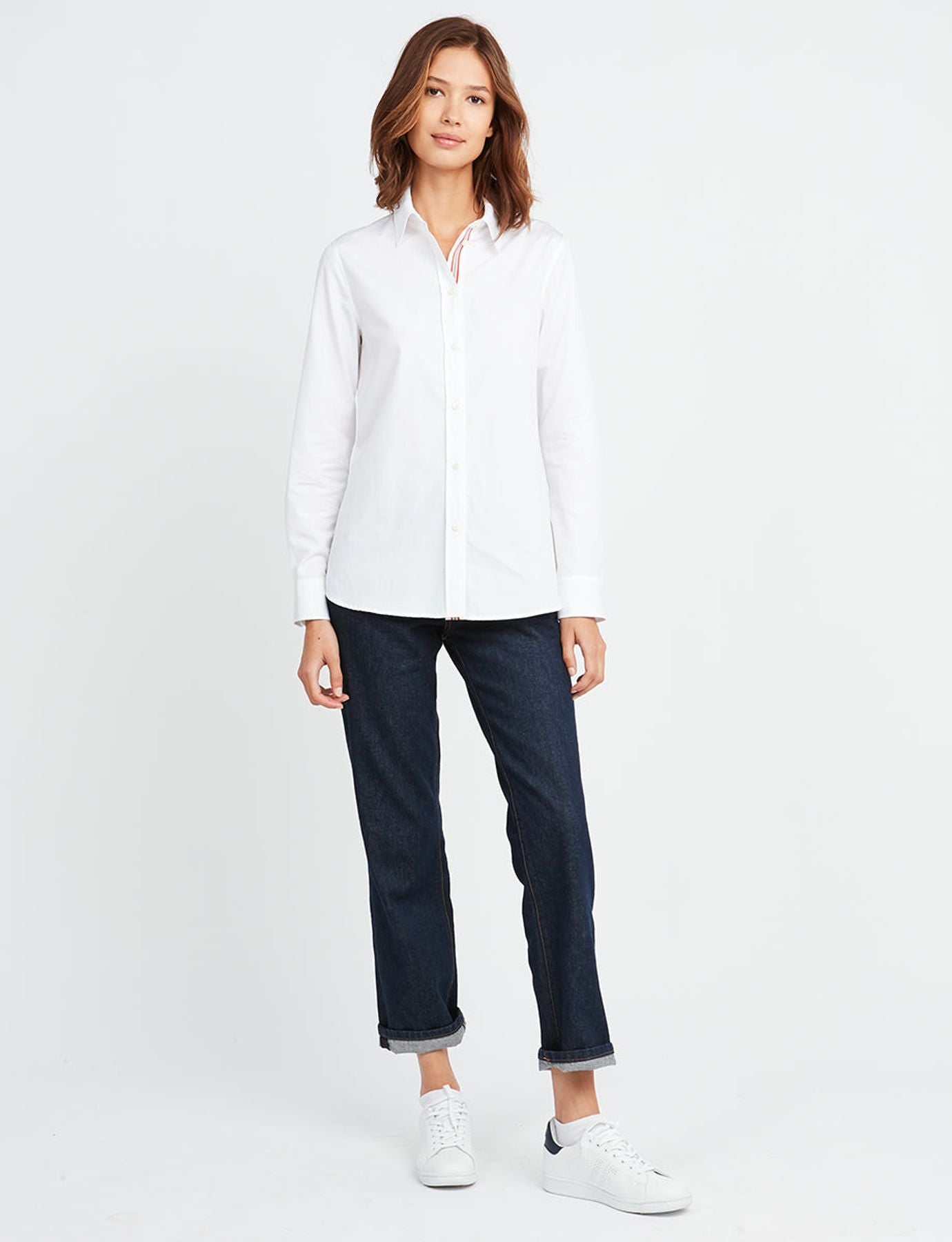 Camicia Martin in cotone bianco