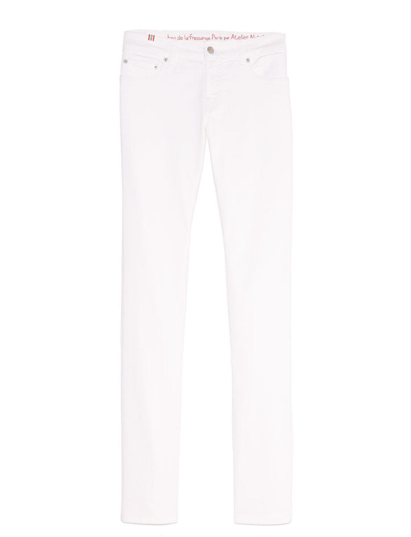 Denim Anemone blanc