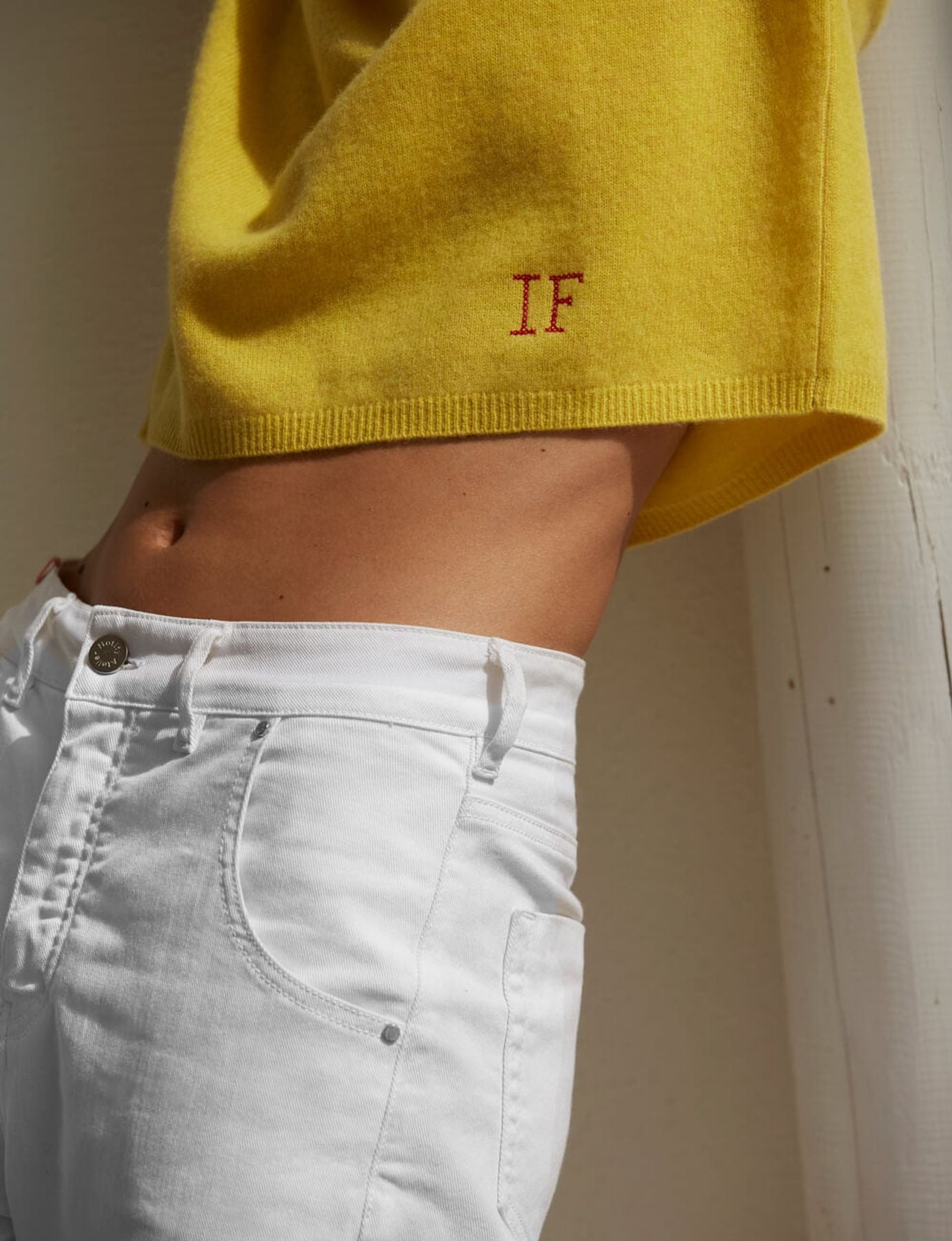 Jeans Luna weiß x Notify