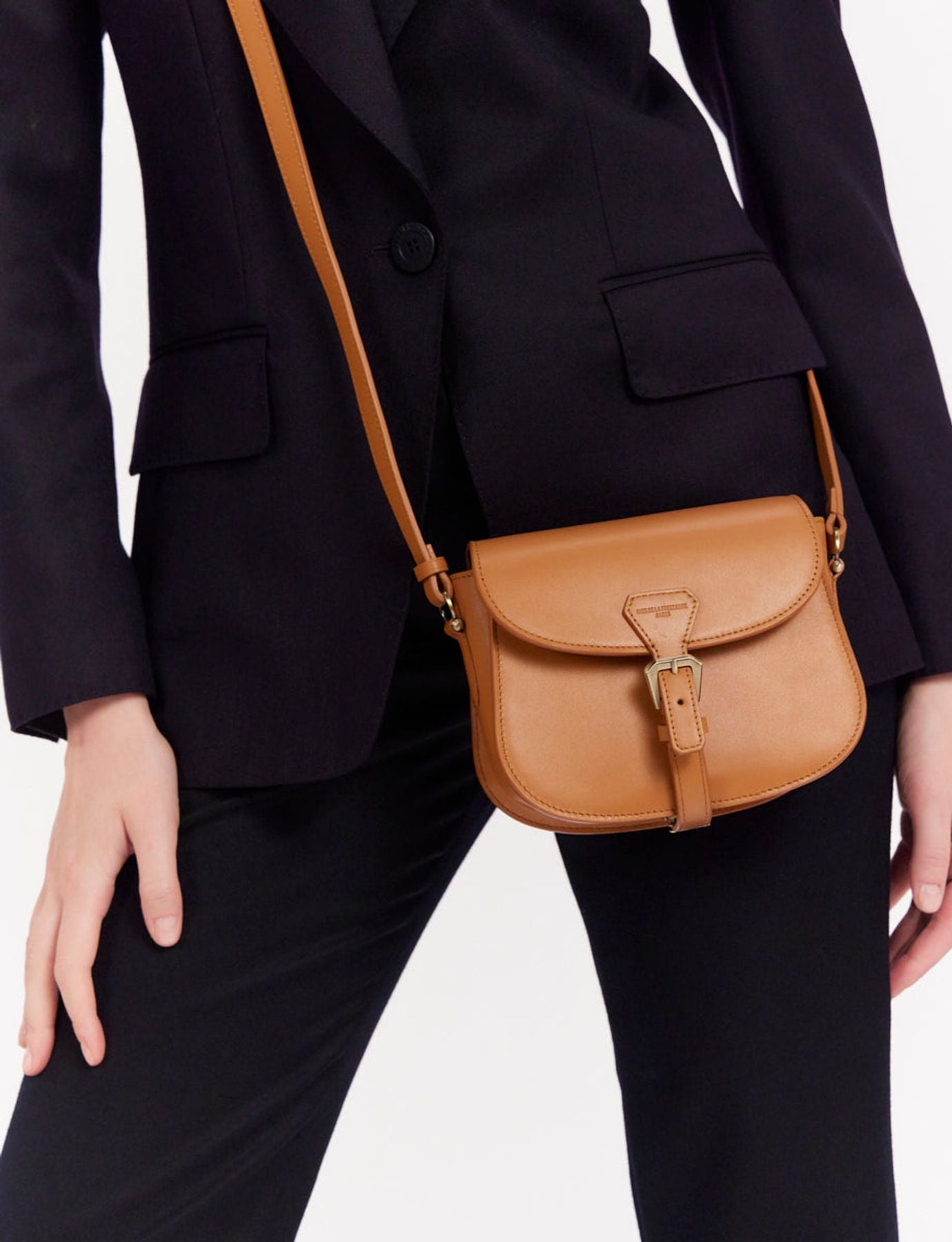Sac baby Flâneur cuir camel