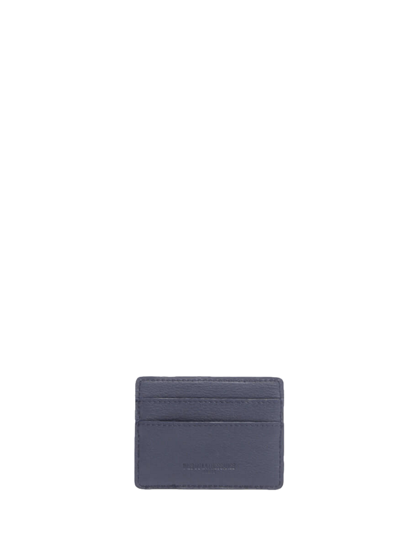Porte-cartes simple Le Parisien cuir marine