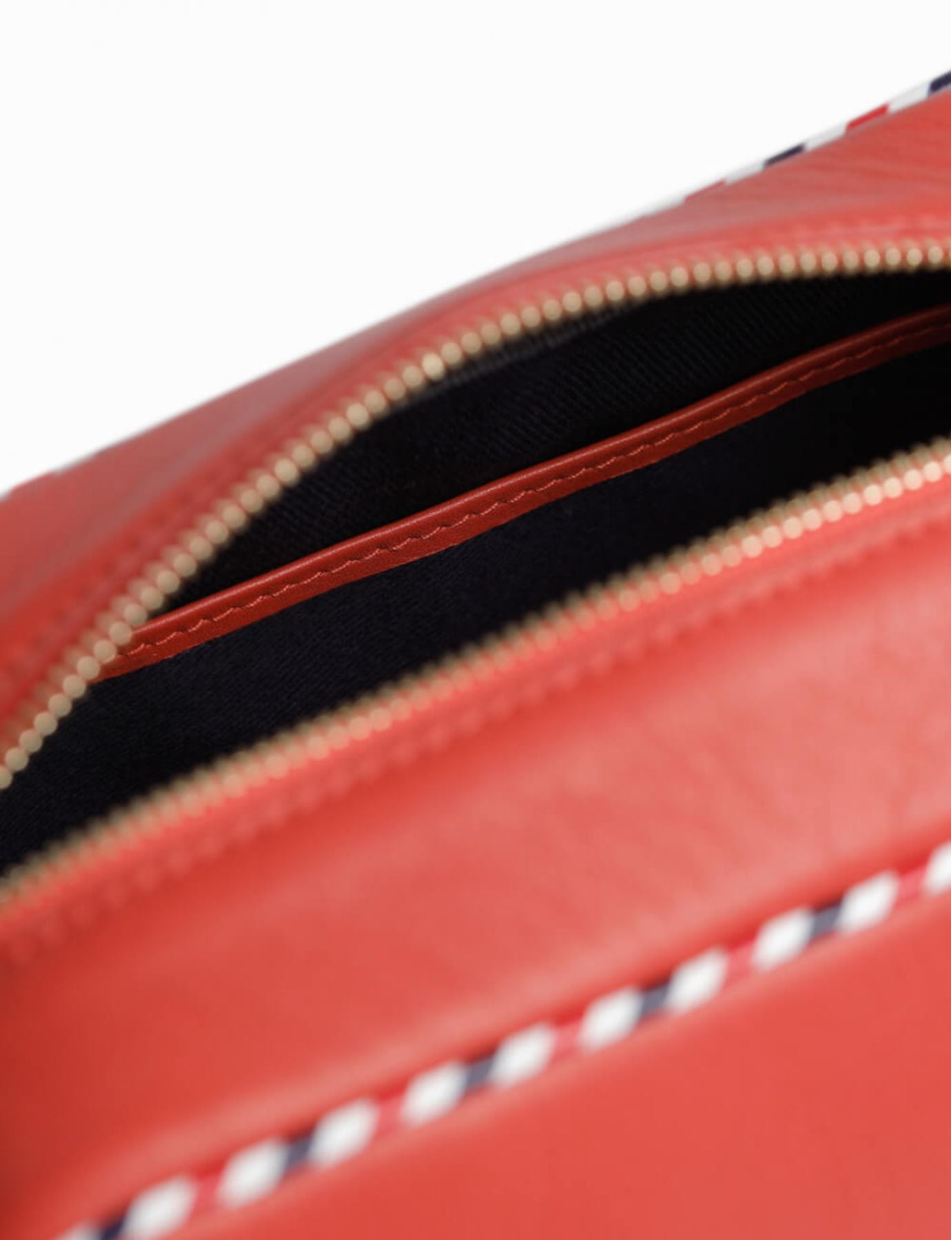 Marcia red leather bag