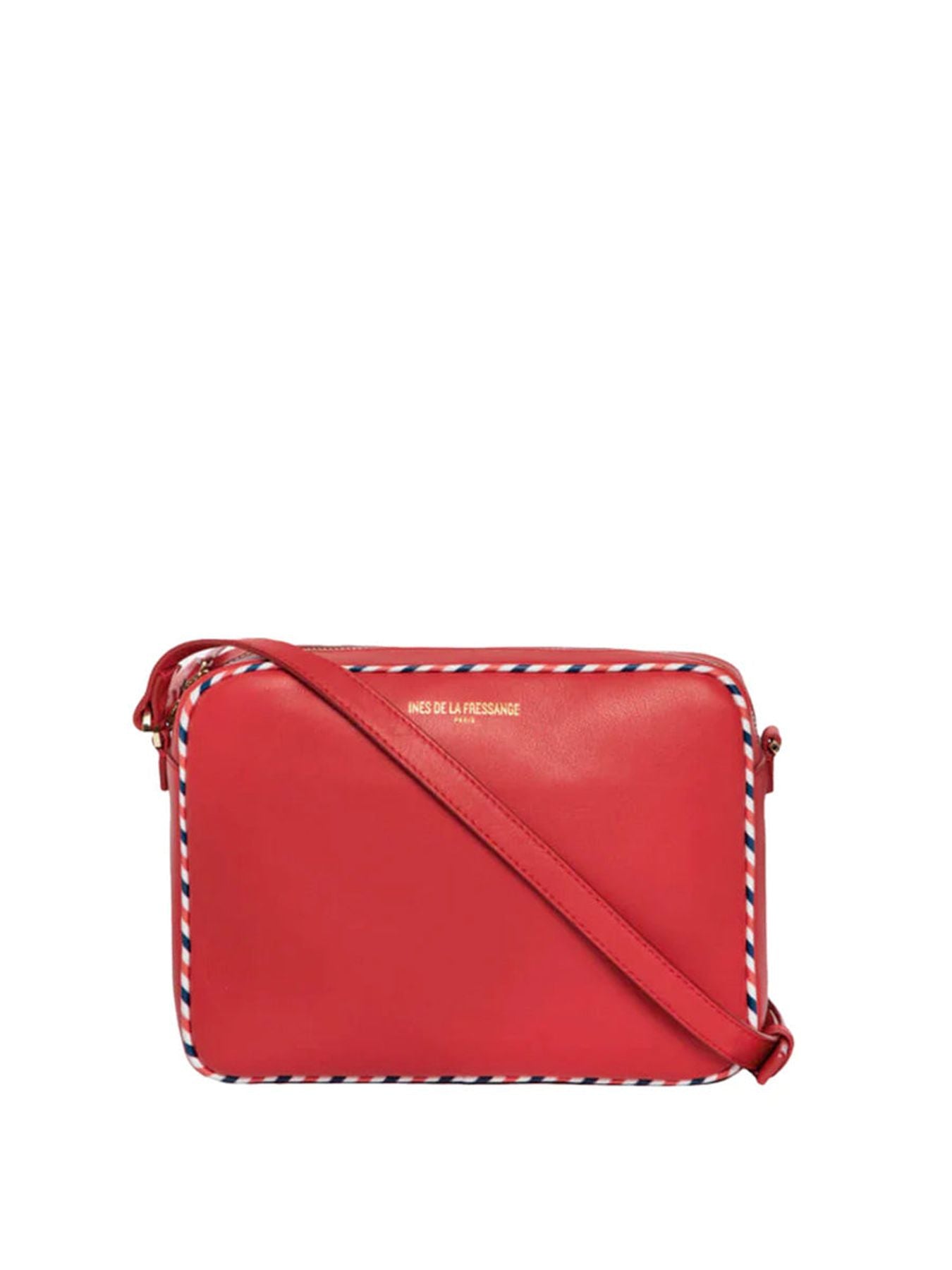Marcia red leather bag