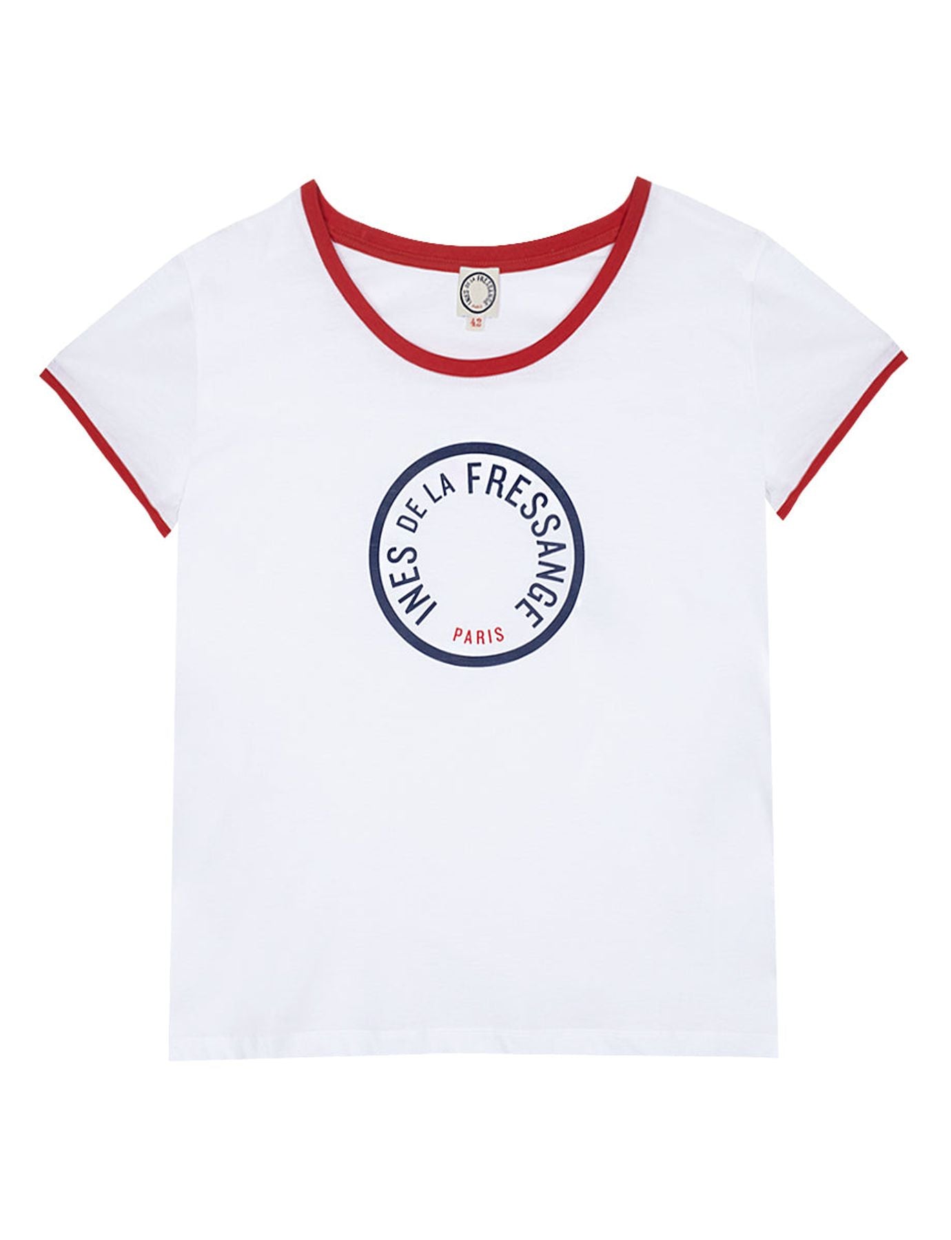 Priscilla white cotton T-shirt