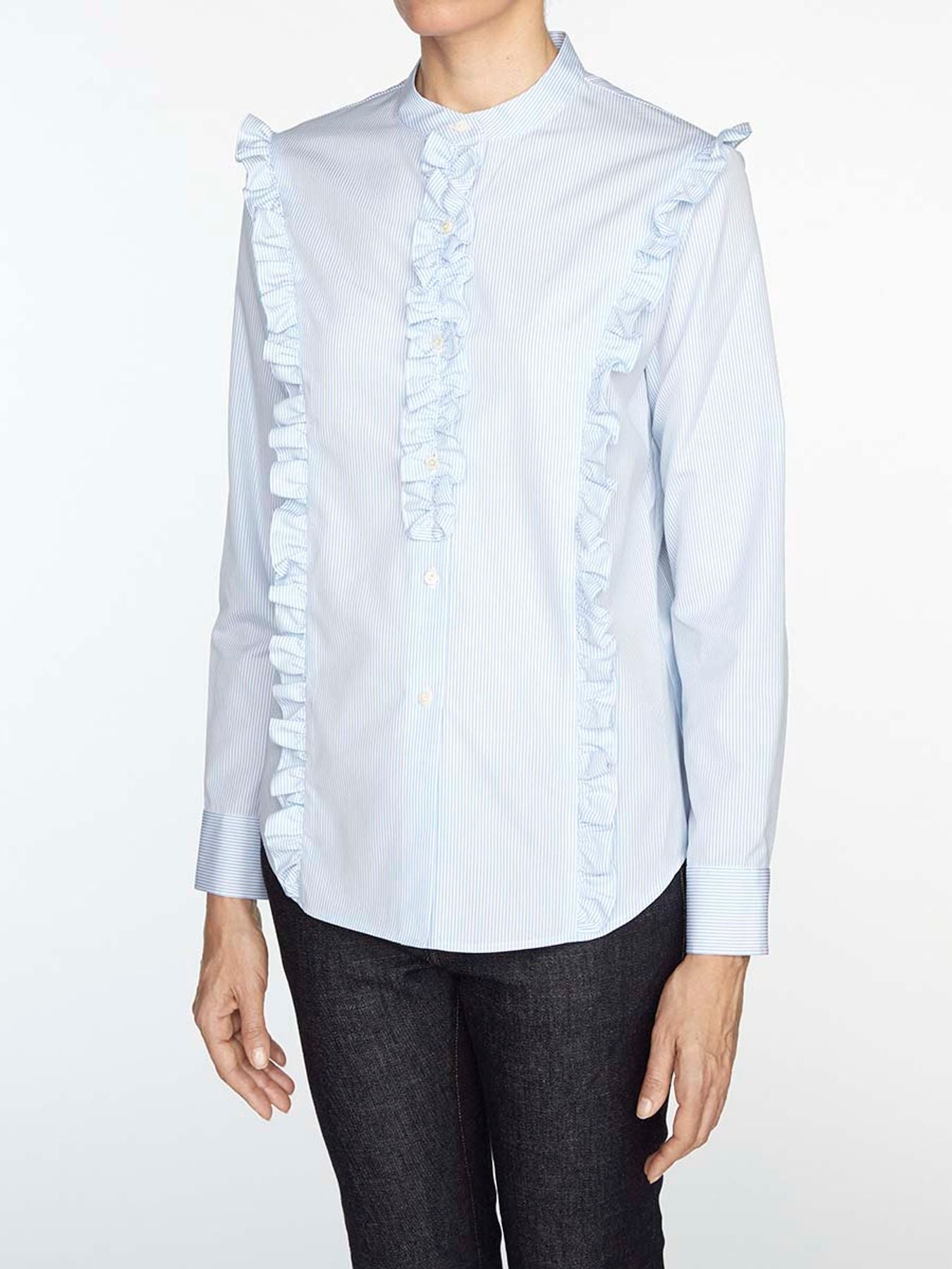 Camicia in cotone blu Prairy