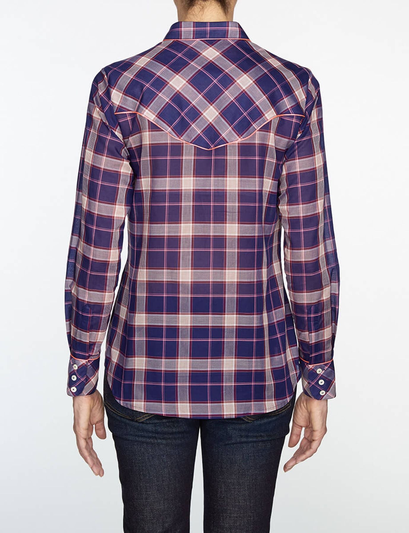 Chemise Brenda coton violet