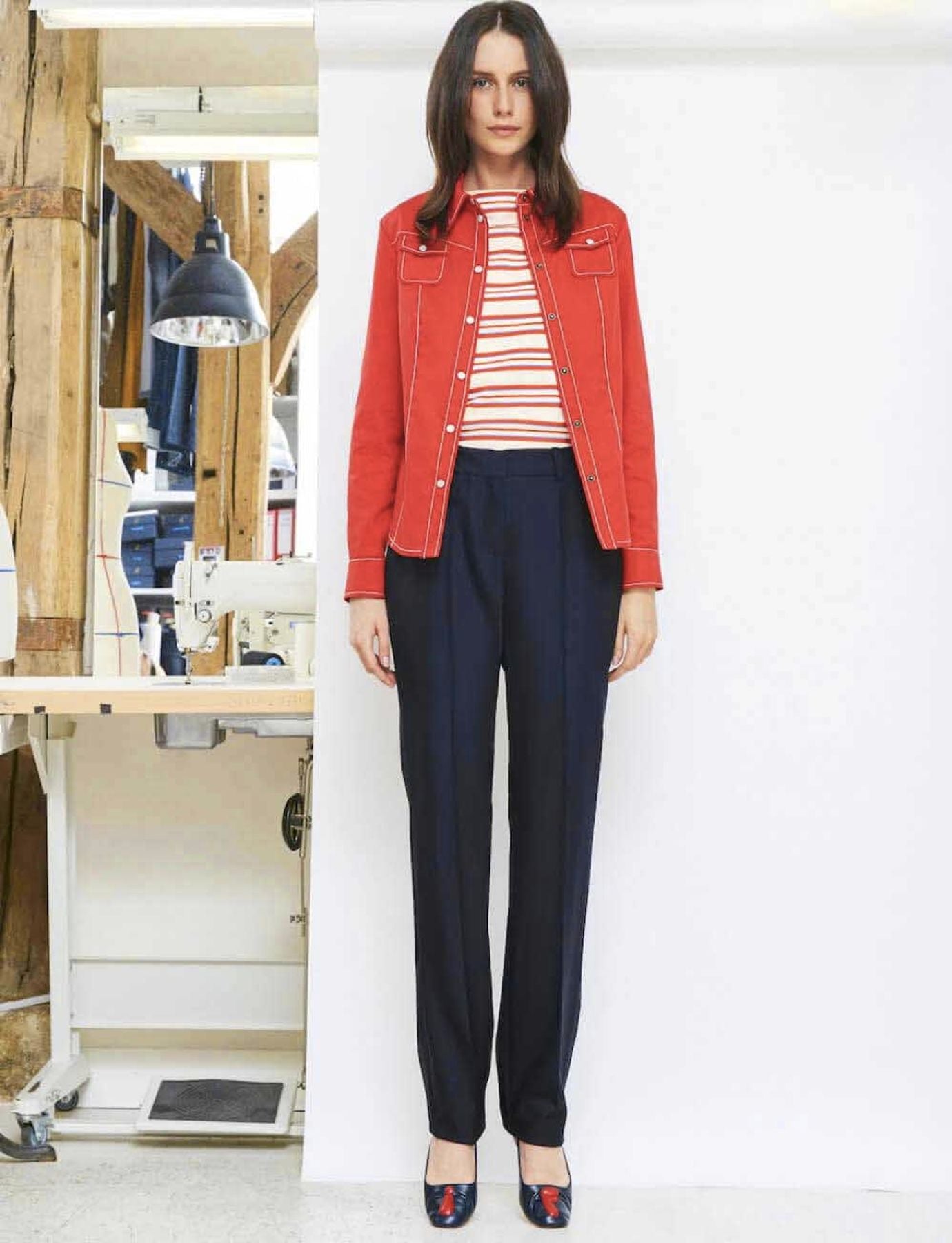 Navy blue Anatole trousers