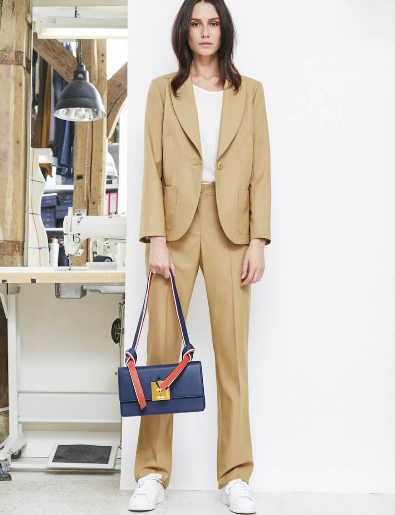 Anatole camel trousers