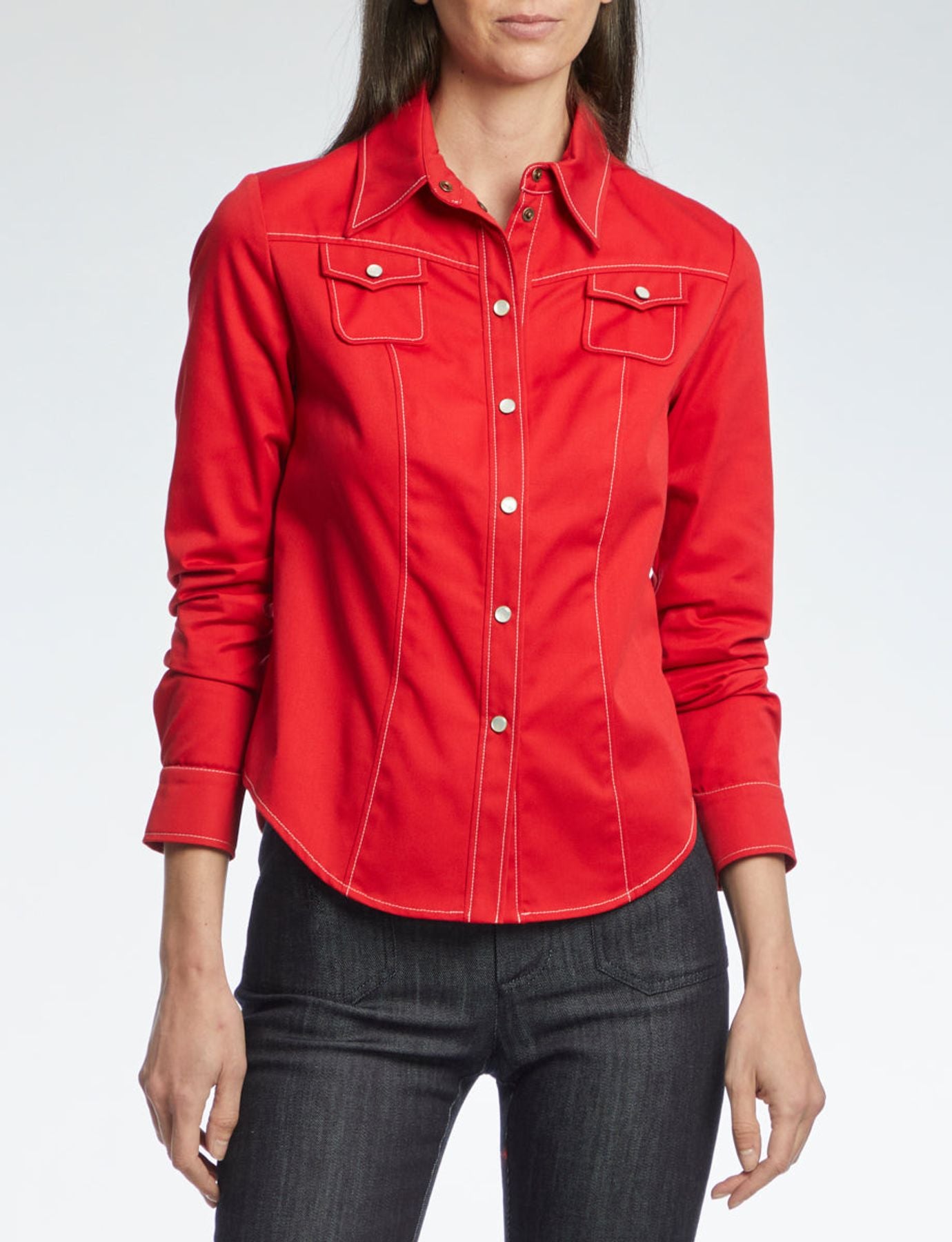 Chemise Myrna rouge