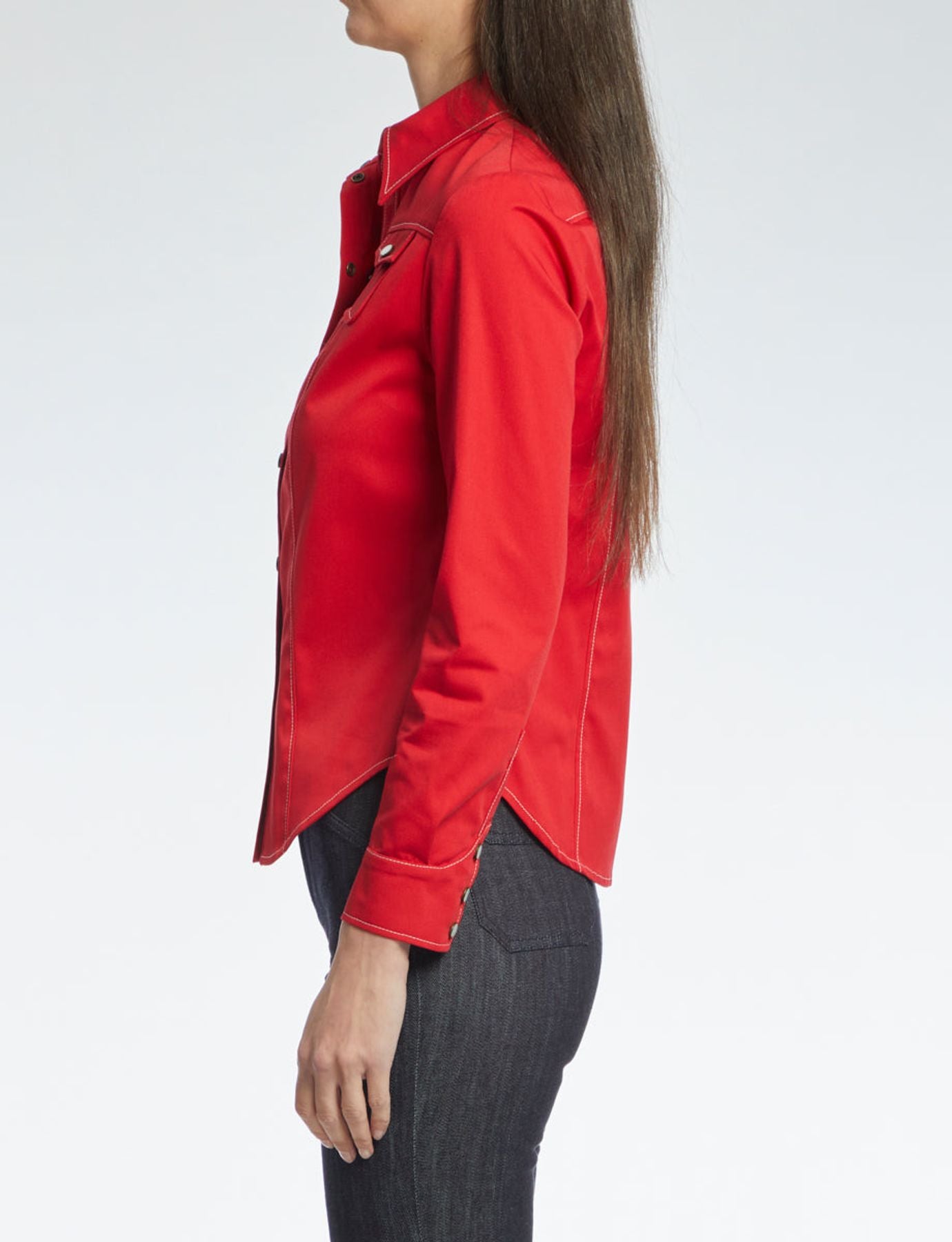 Chemise Myrna rouge