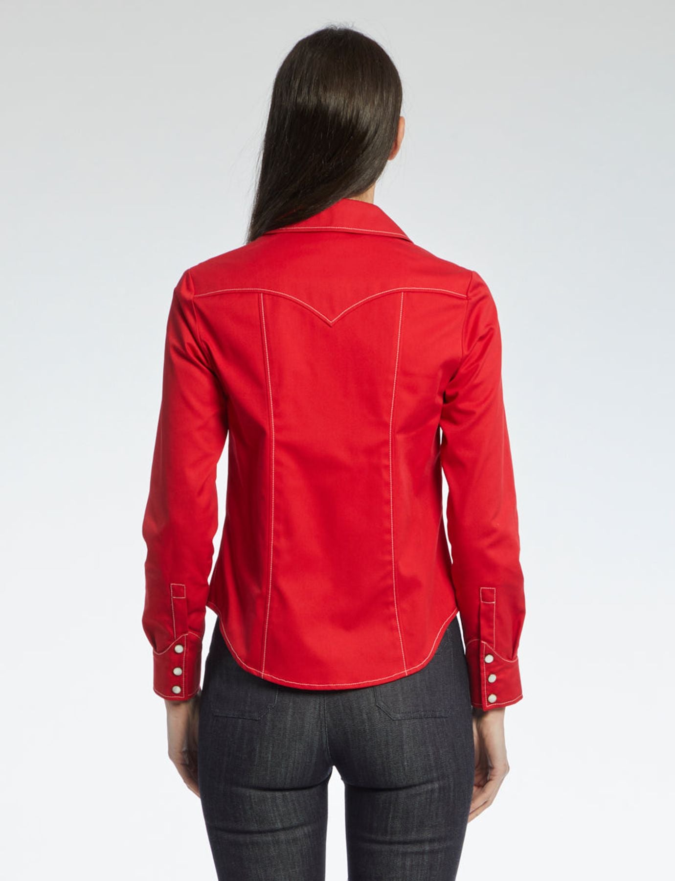 Chemise Myrna rouge
