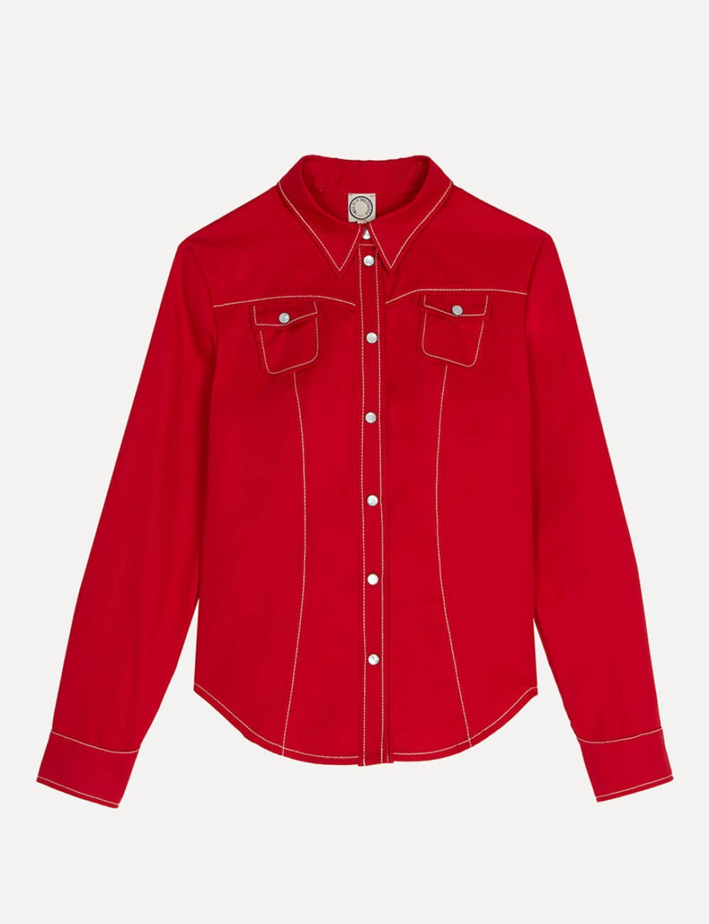Chemise Myrna rouge