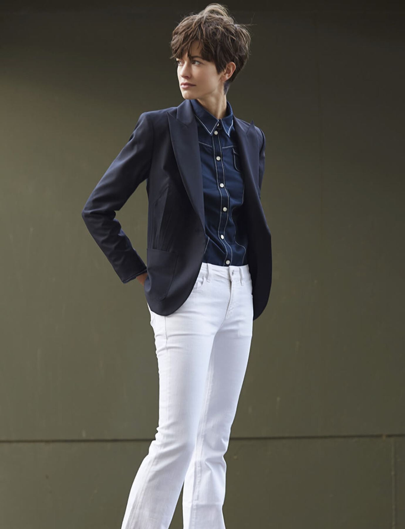 Camicia Myrna blu navy